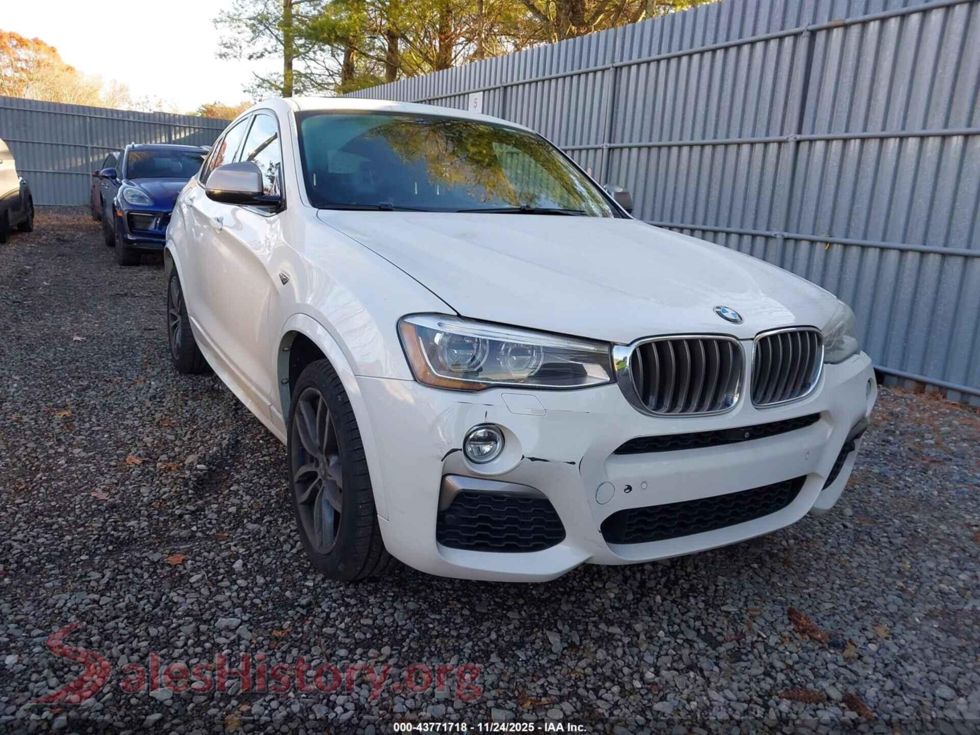 2016 BMW X4 — VIN 5UXXW7C55G0M91316