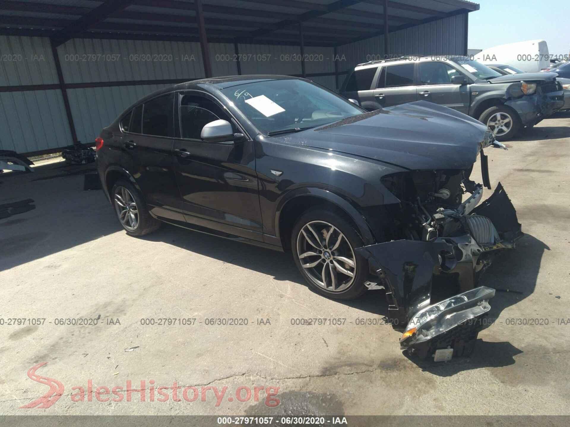 2017 BMW X4 — VIN 5UXXW7C56H0U25584