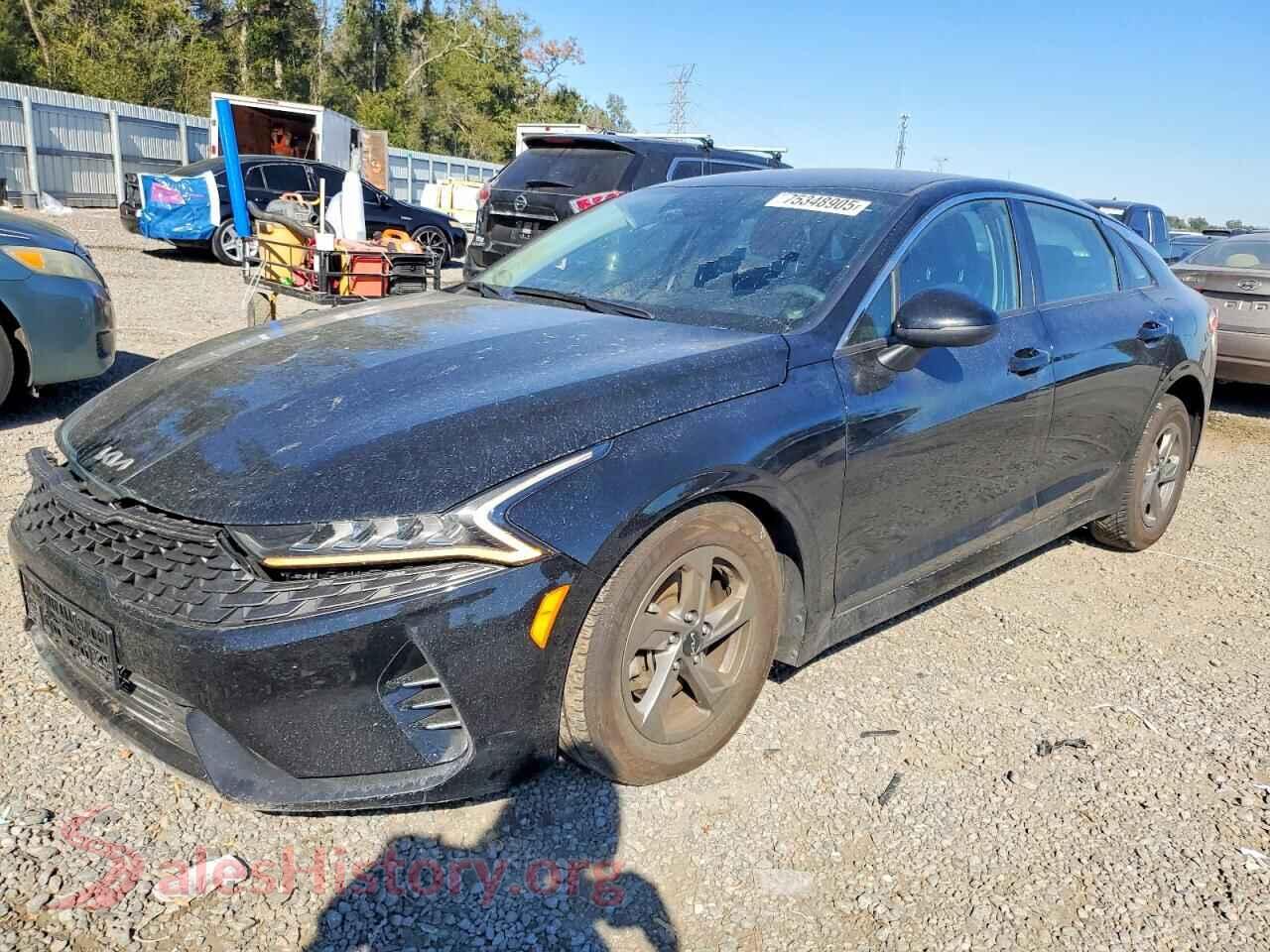 2022 KIA K5 — VIN 5XXG14J25NG144636