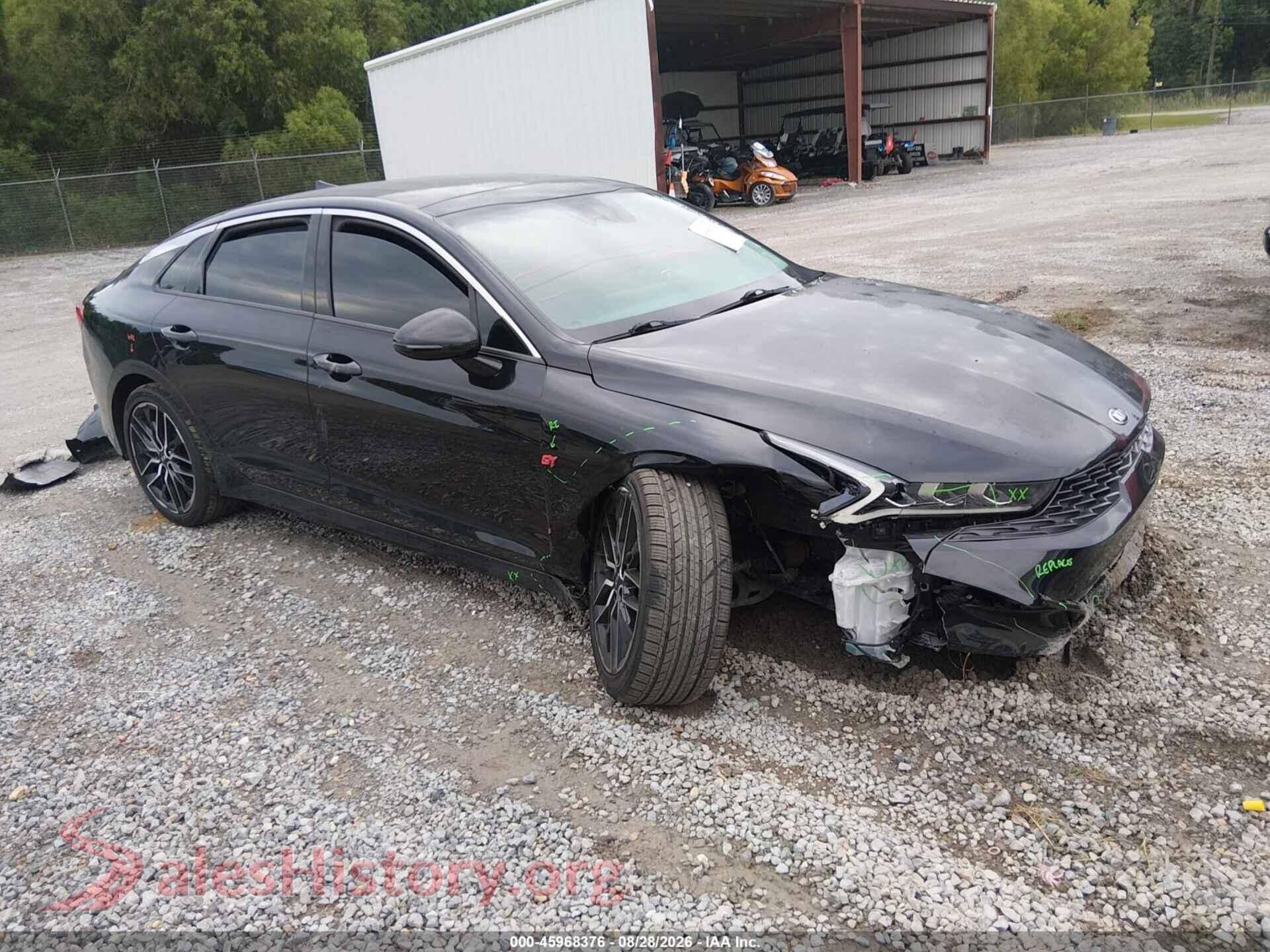 2021 KIA K5 — VIN 5XXG44J82MG082218