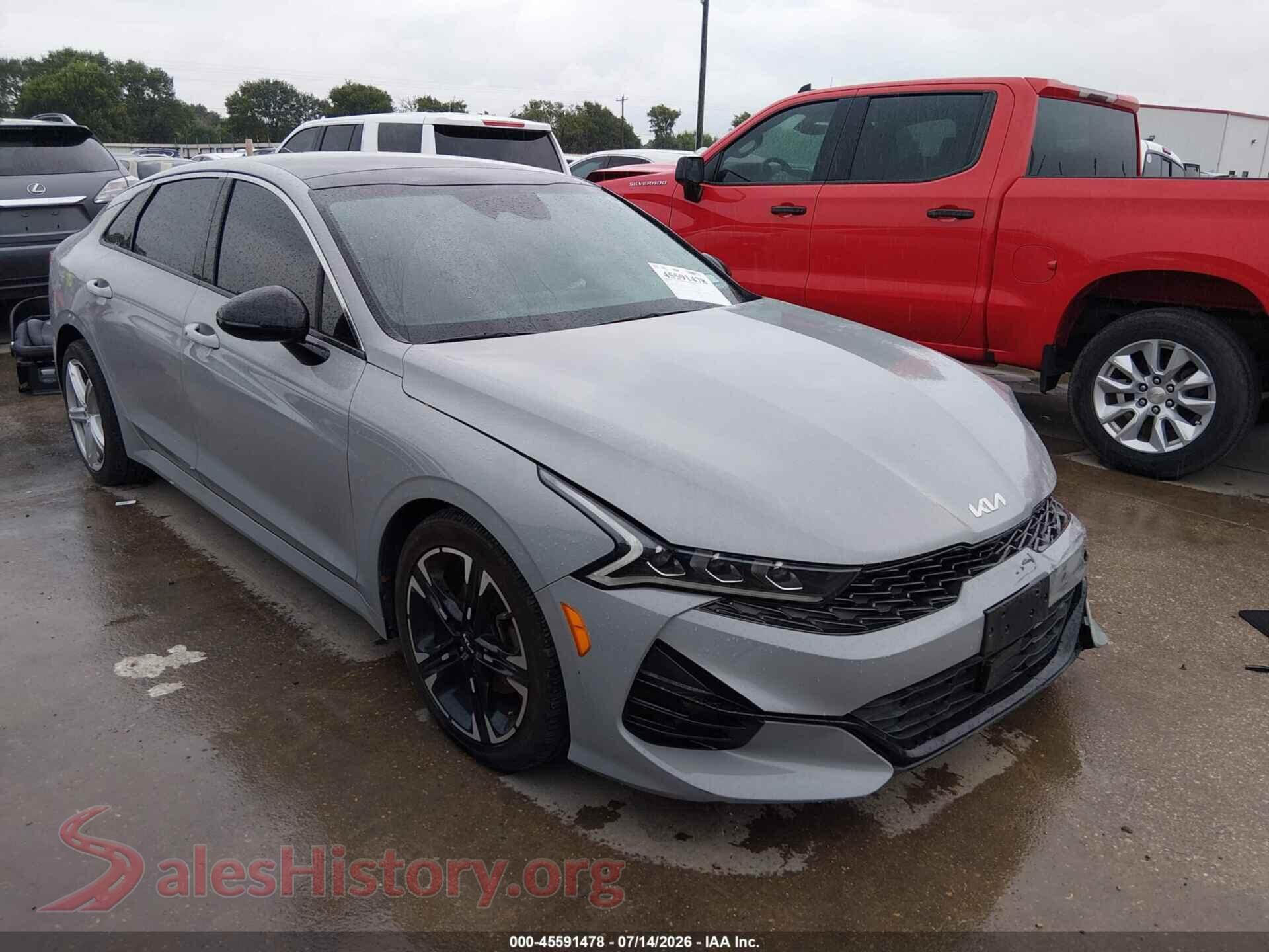 2022 KIA K5 — VIN 5XXG64J28NG115374