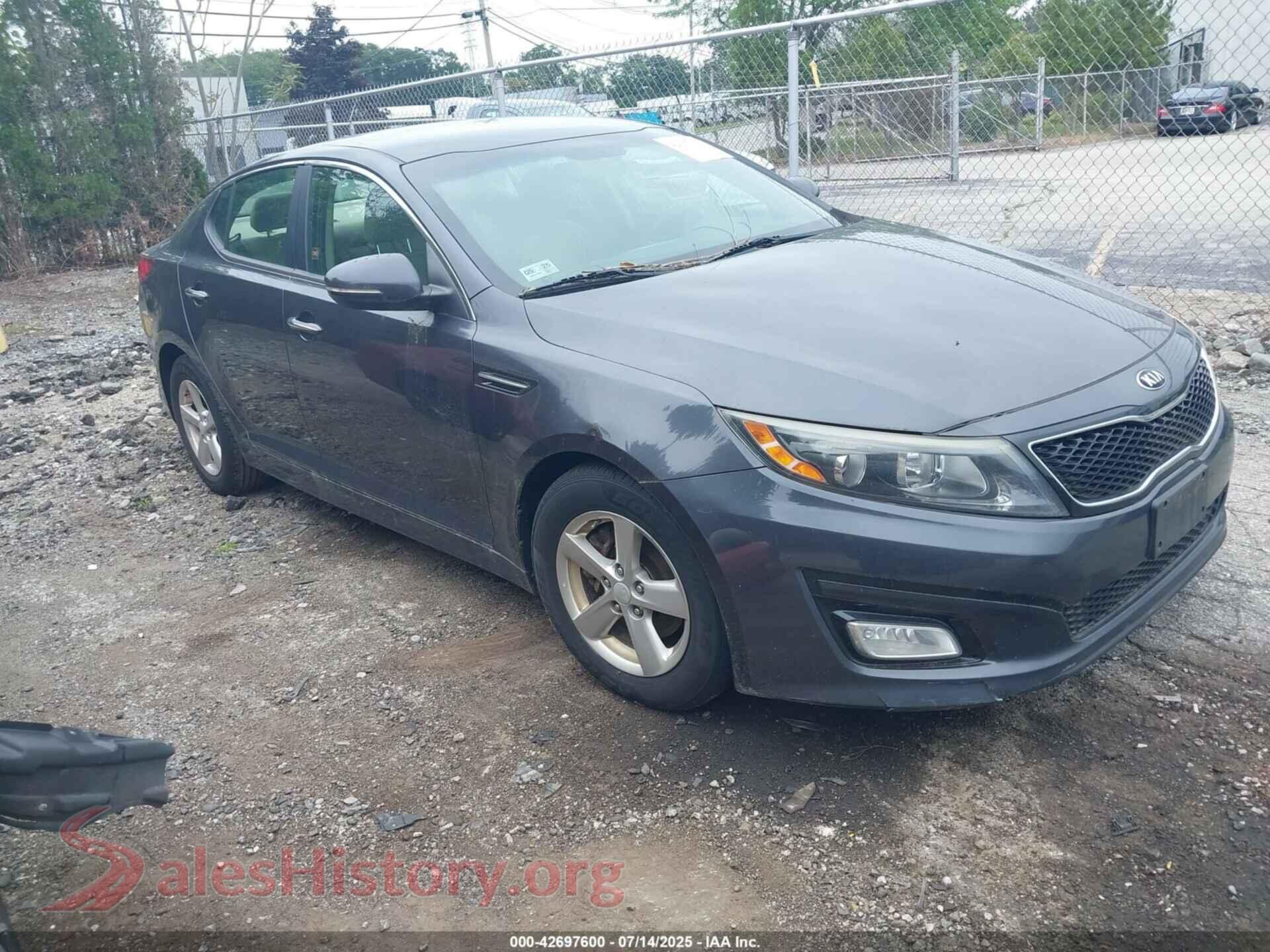2015 KIA OPTIMA — VIN 5XXGM4A70FG473958