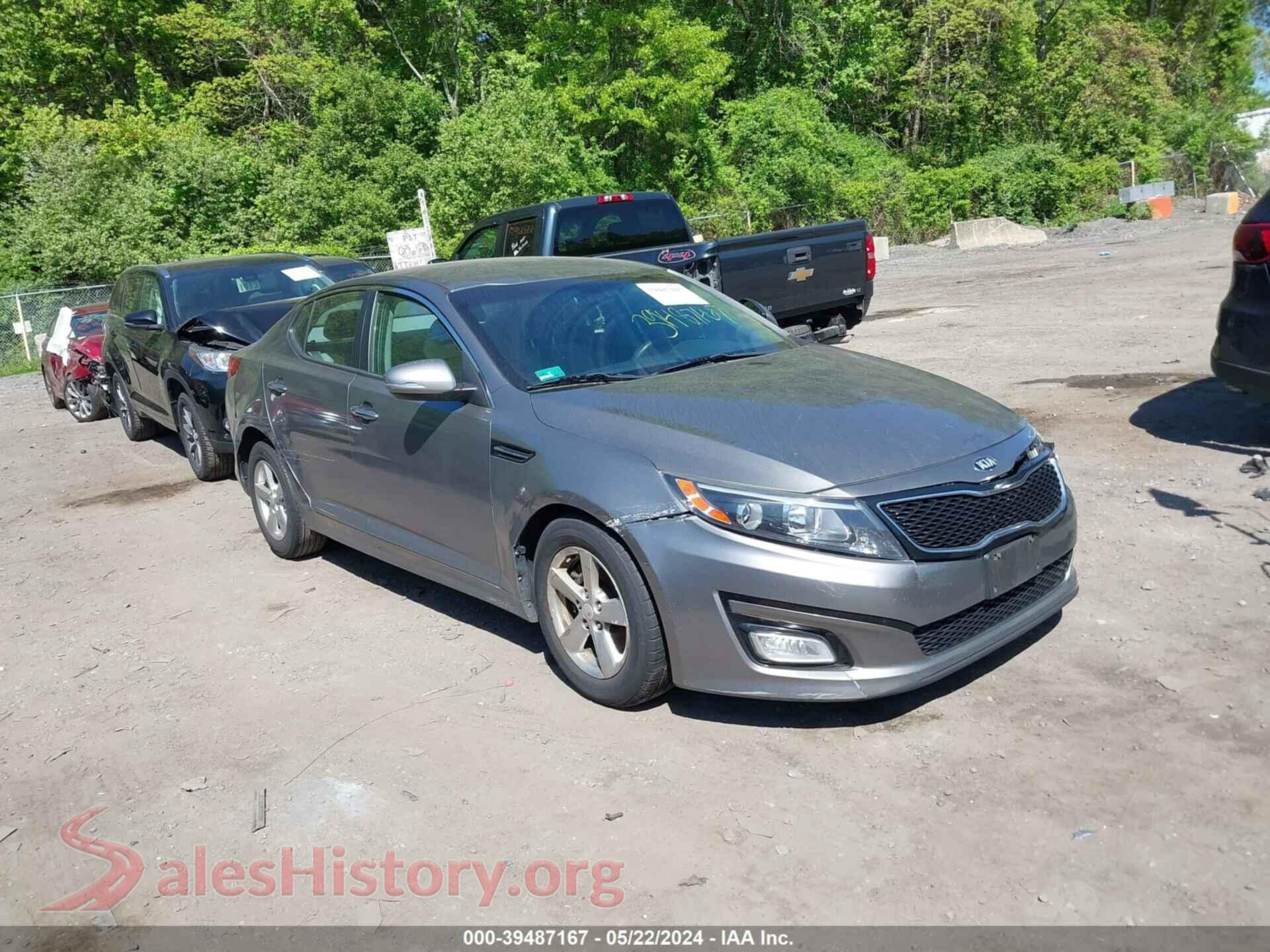 2015 KIA OPTIMA — VIN 5XXGM4A75FG463085