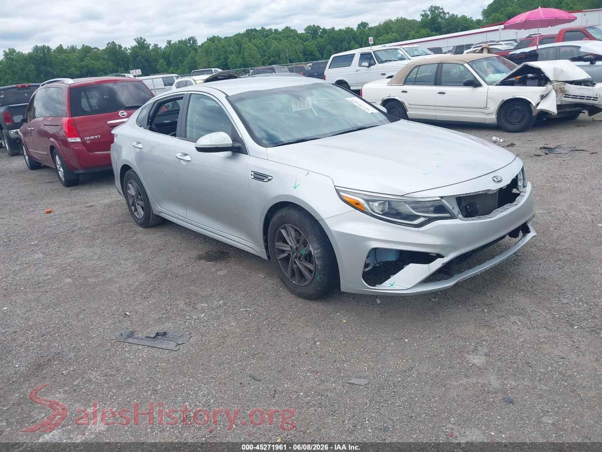 2020 KIA OPTIMA — VIN 5XXGT4L31LG416533