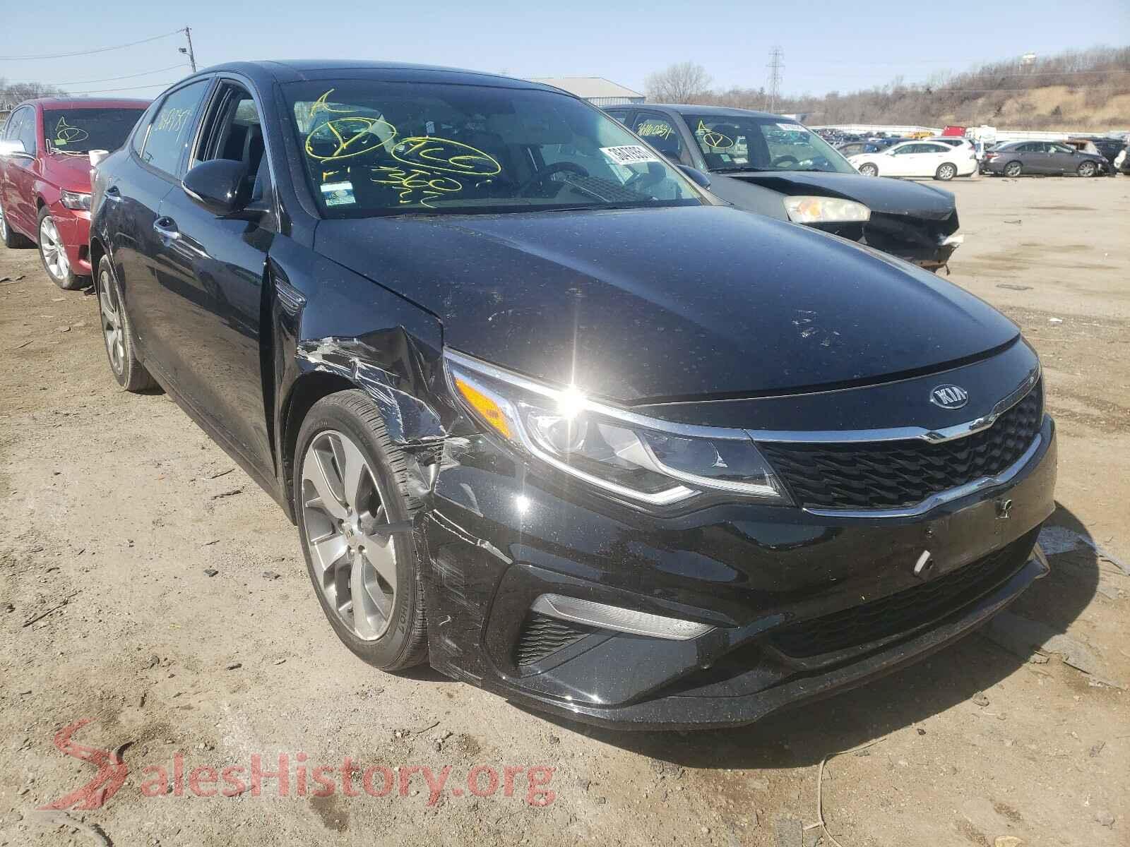 2019 KIA OPTIMA — VIN 5XXGT4L34KG280154