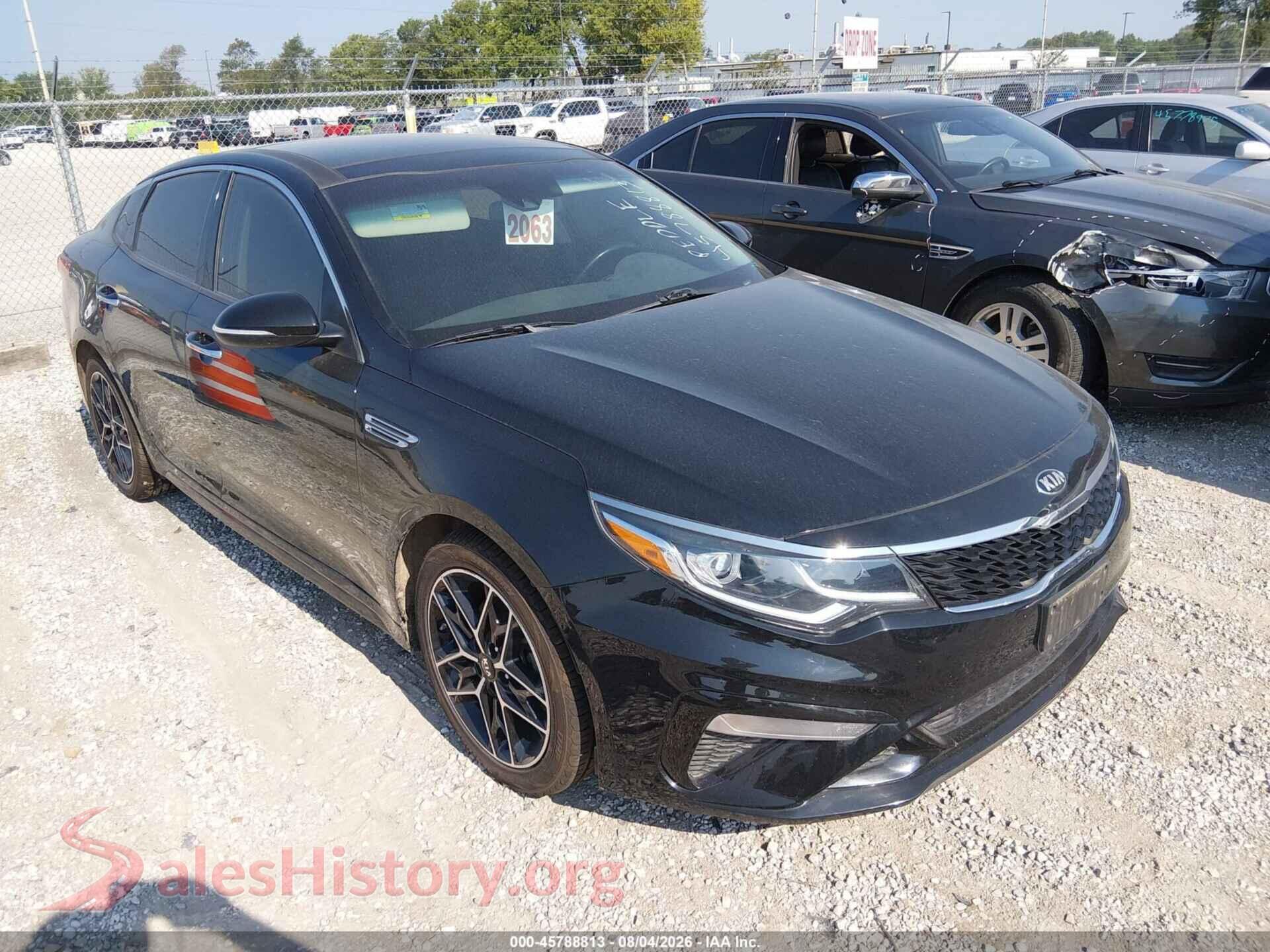 2020 KIA OPTIMA — VIN 5XXGT4L36LG438477