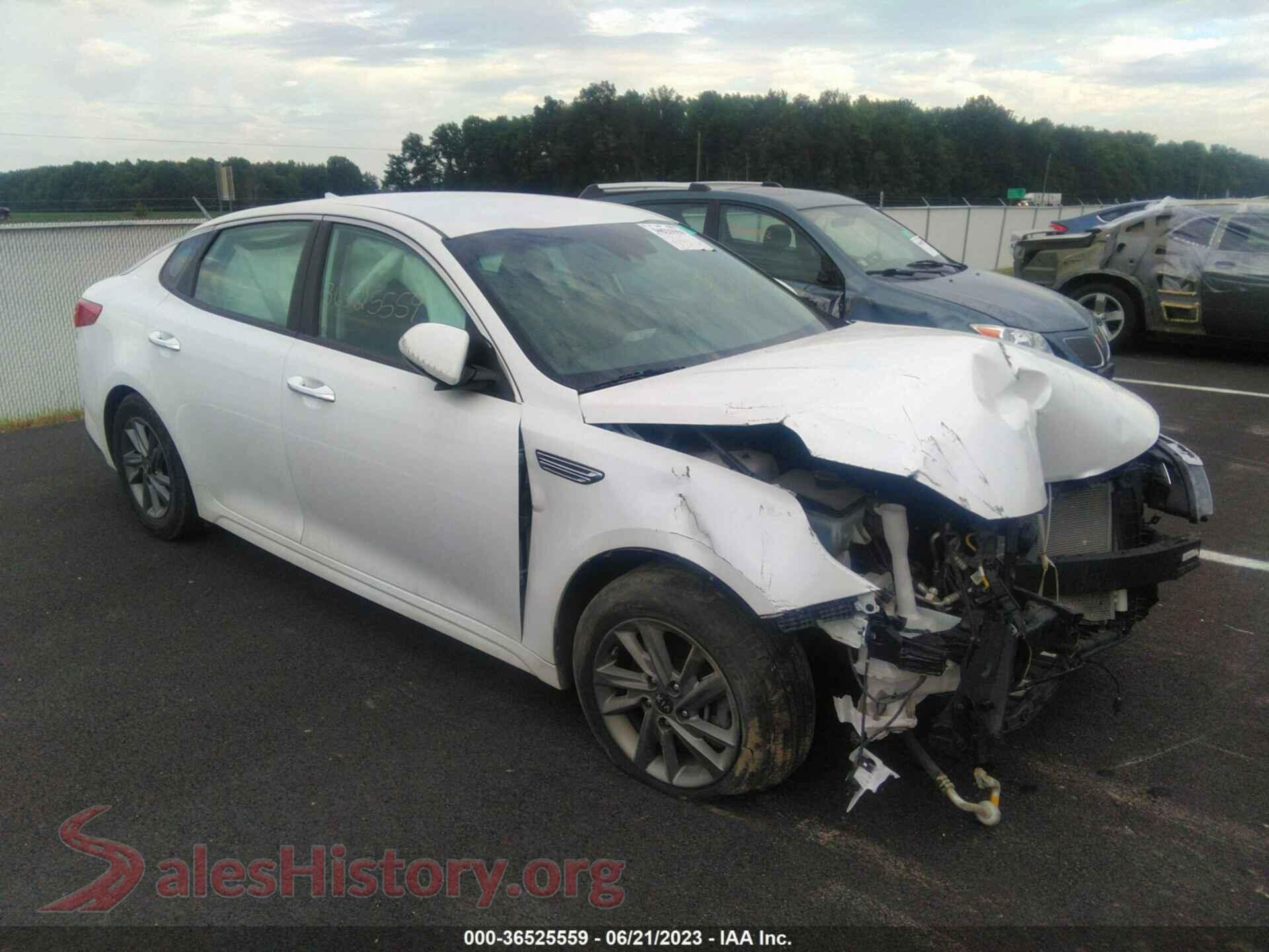 2020 KIA OPTIMA — VIN 5XXGT4L36LG443923