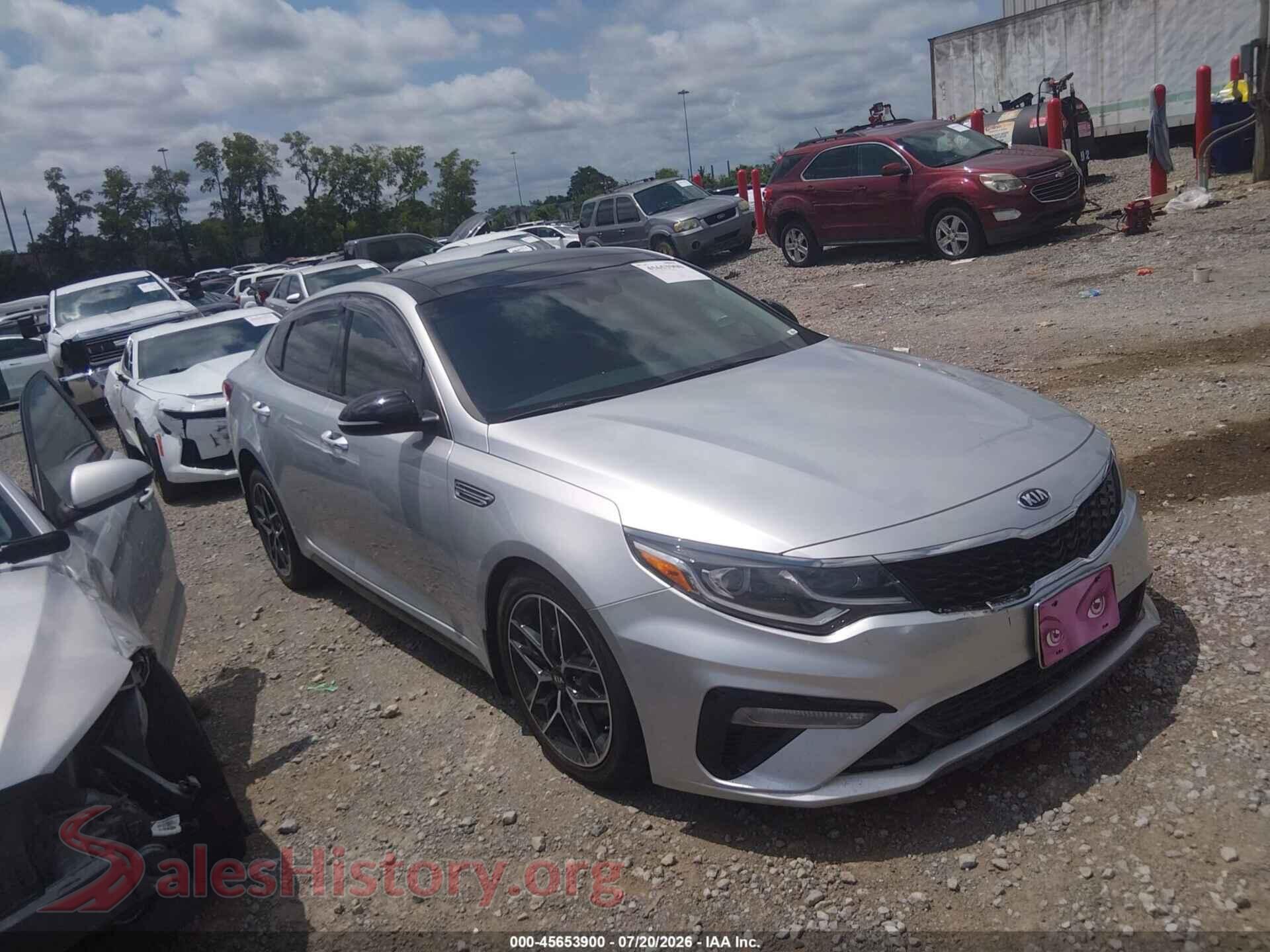 2020 KIA OPTIMA — VIN 5XXGT4L36LG448166