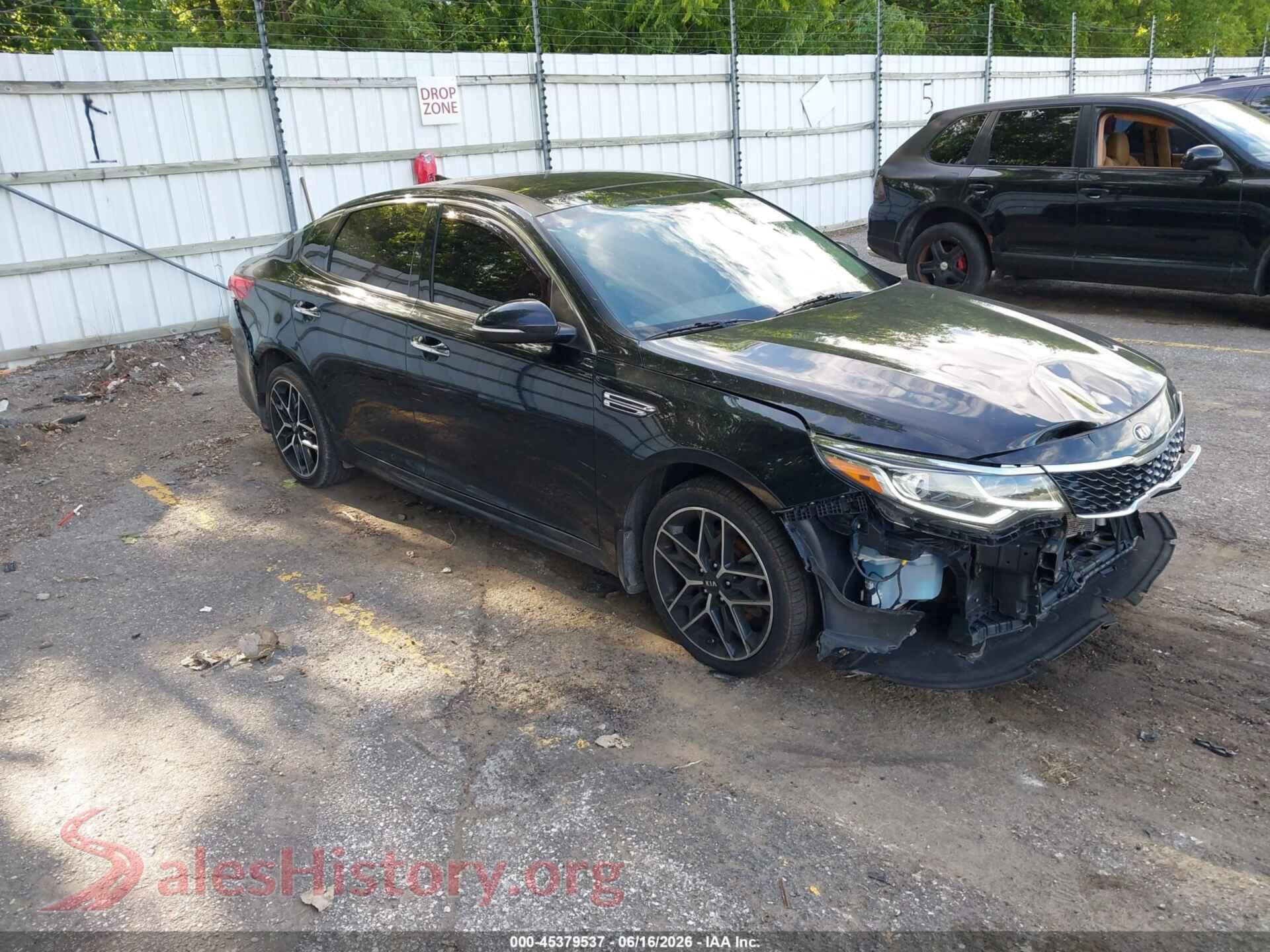2020 KIA OPTIMA — VIN 5XXGT4L37LG439055