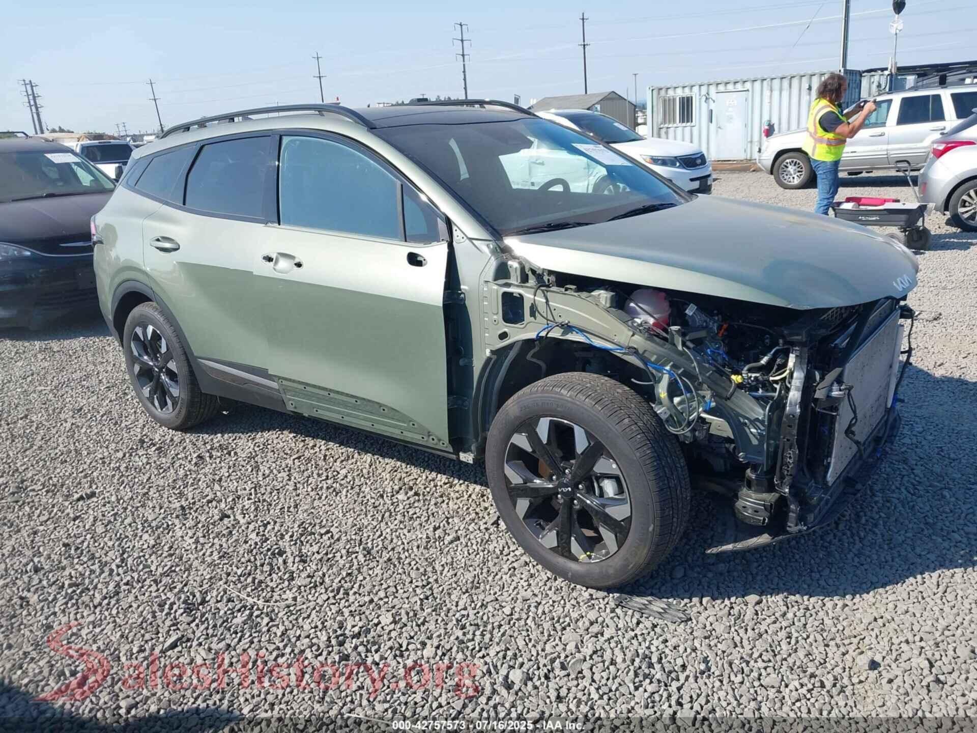 2023 KIA SPORTAGE — VIN 5XYK6CAF3PG100304
