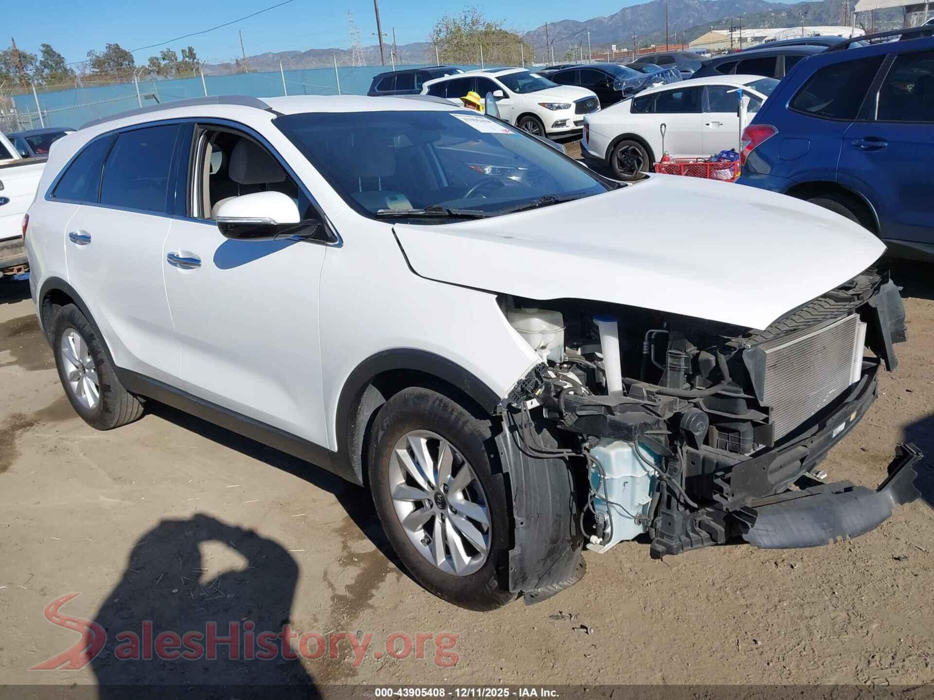 2020 KIA SORENTO — VIN 5XYPG4A3XLG683589