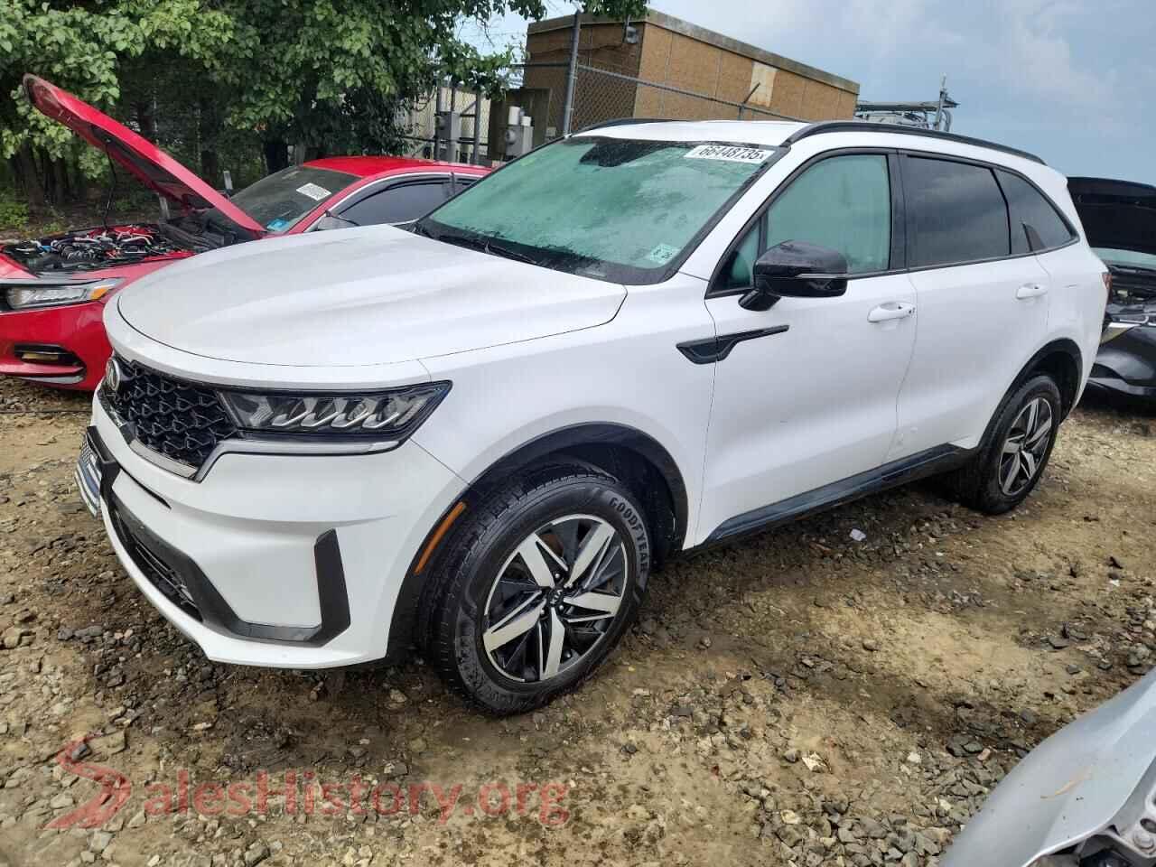 2021 KIA SORENTO — VIN 5XYRHDLF7MG059652