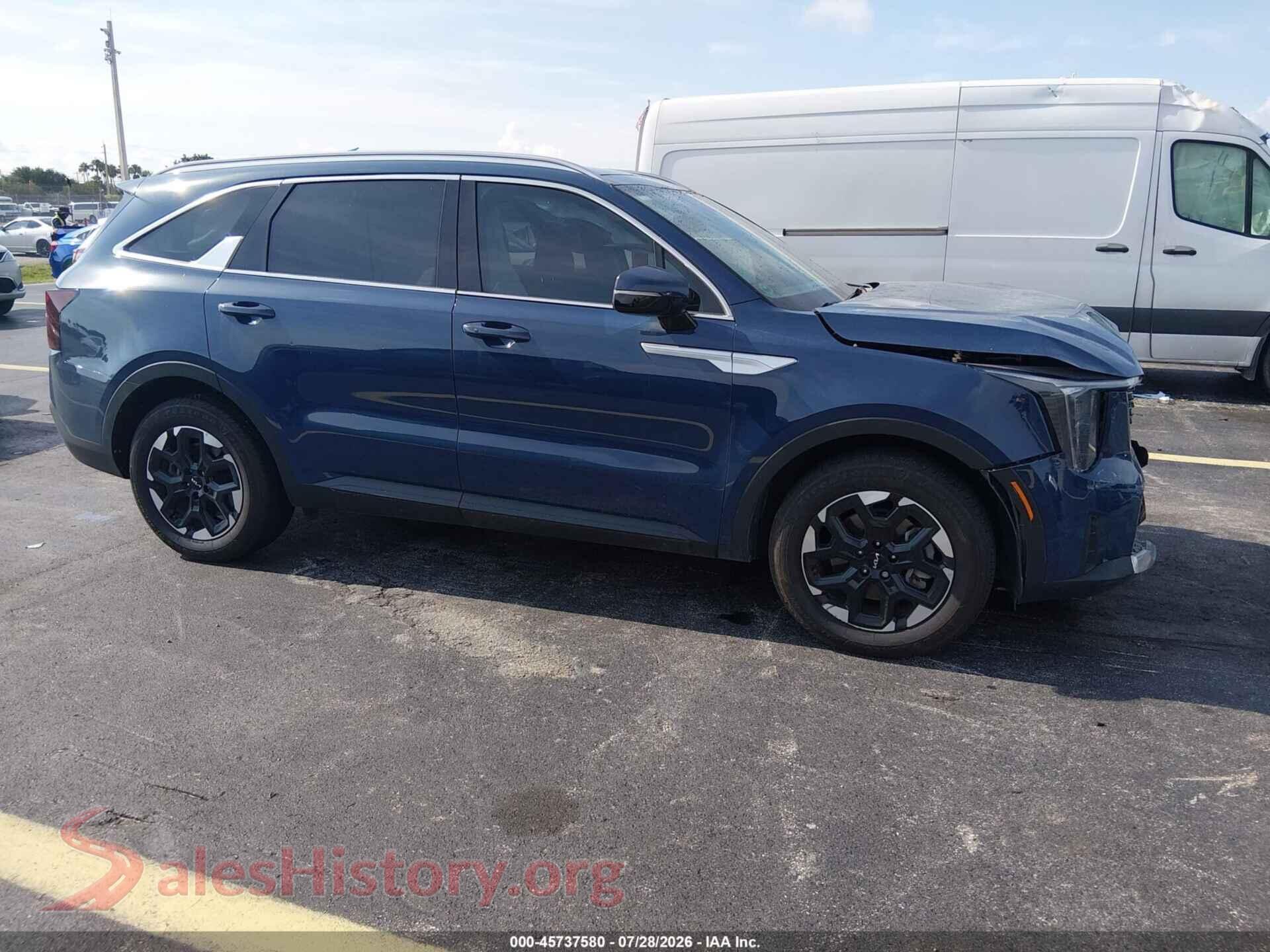 2024 KIA SORENTO — VIN 5XYRL4JC0RG282016