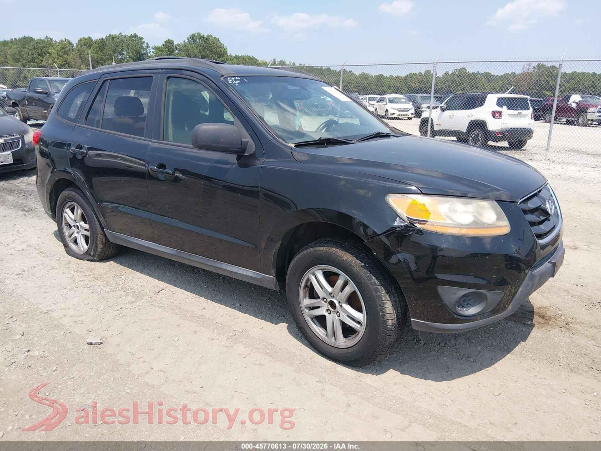 2011 HYUNDAI SANTA FE — VIN 5XYZG4AGXBG057048