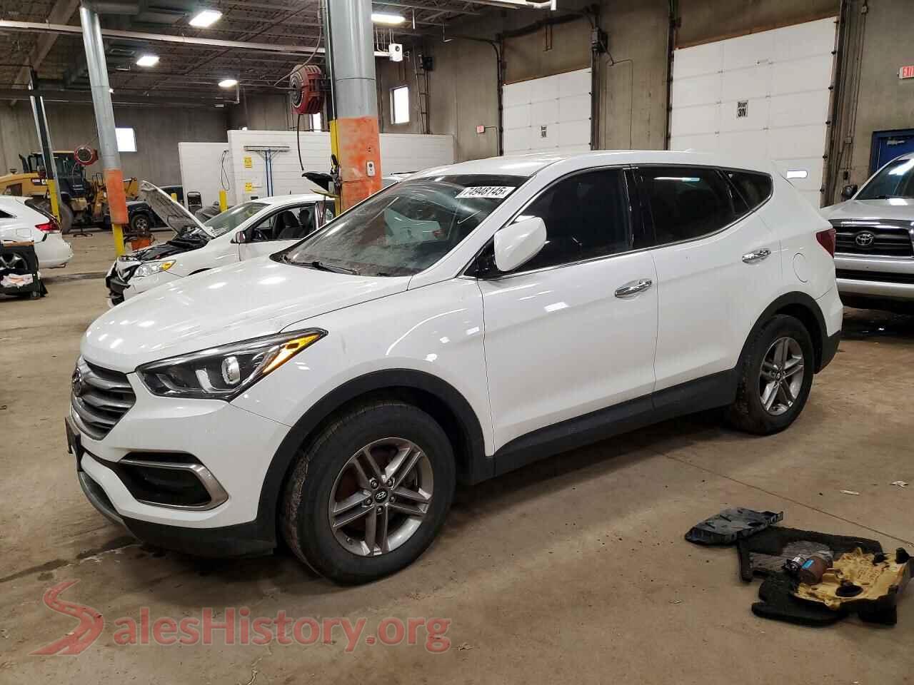 2017 HYUNDAI SANTA FE — VIN 5XYZTDLB0HG441037