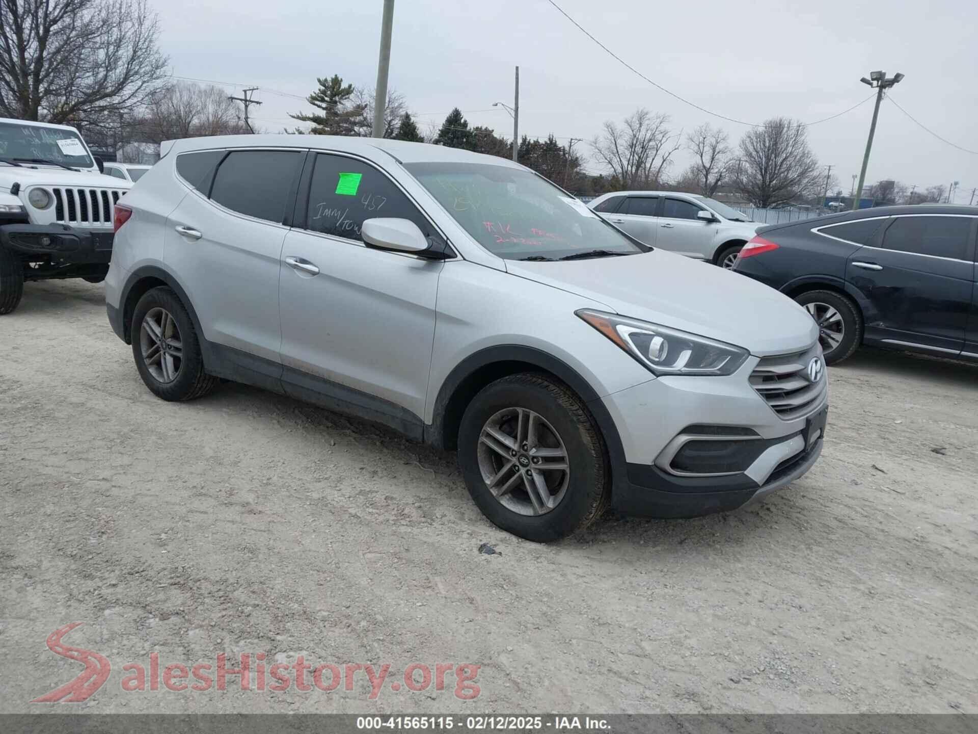 2018 HYUNDAI SANTA FE SPORT — VIN 5XYZTDLB1JG526734