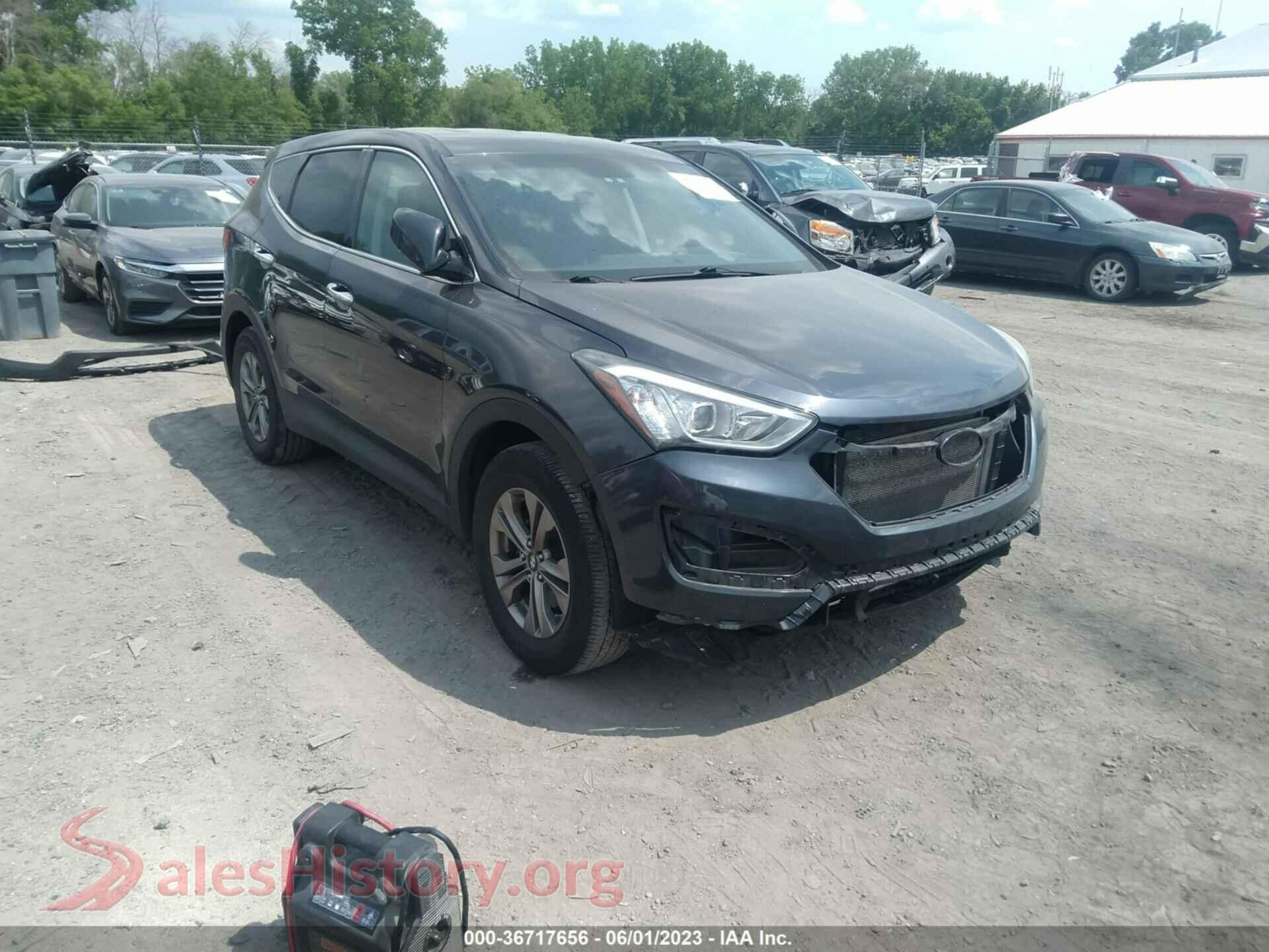 2016 HYUNDAI SANTA FE SPORT — VIN 5XYZTDLB8GG362407