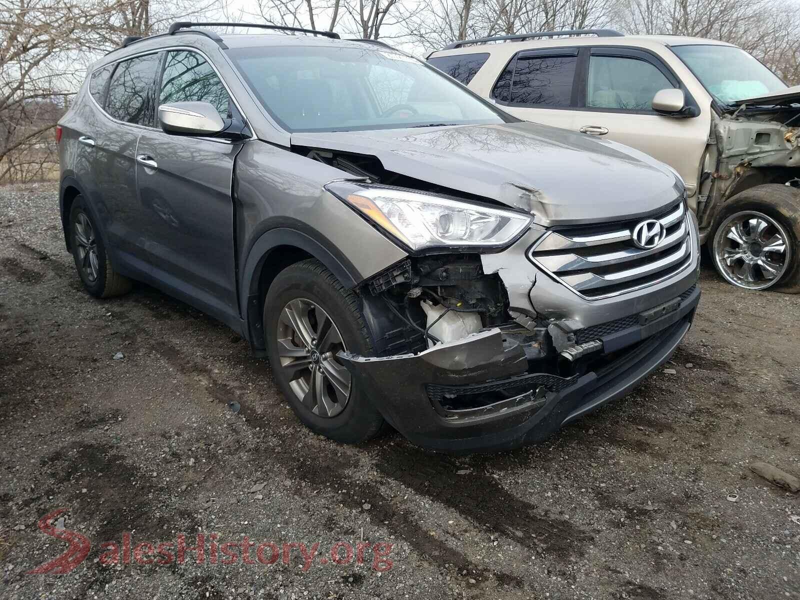 2014 HYUNDAI SANTA FE — VIN 5XYZU3LB8EG226296