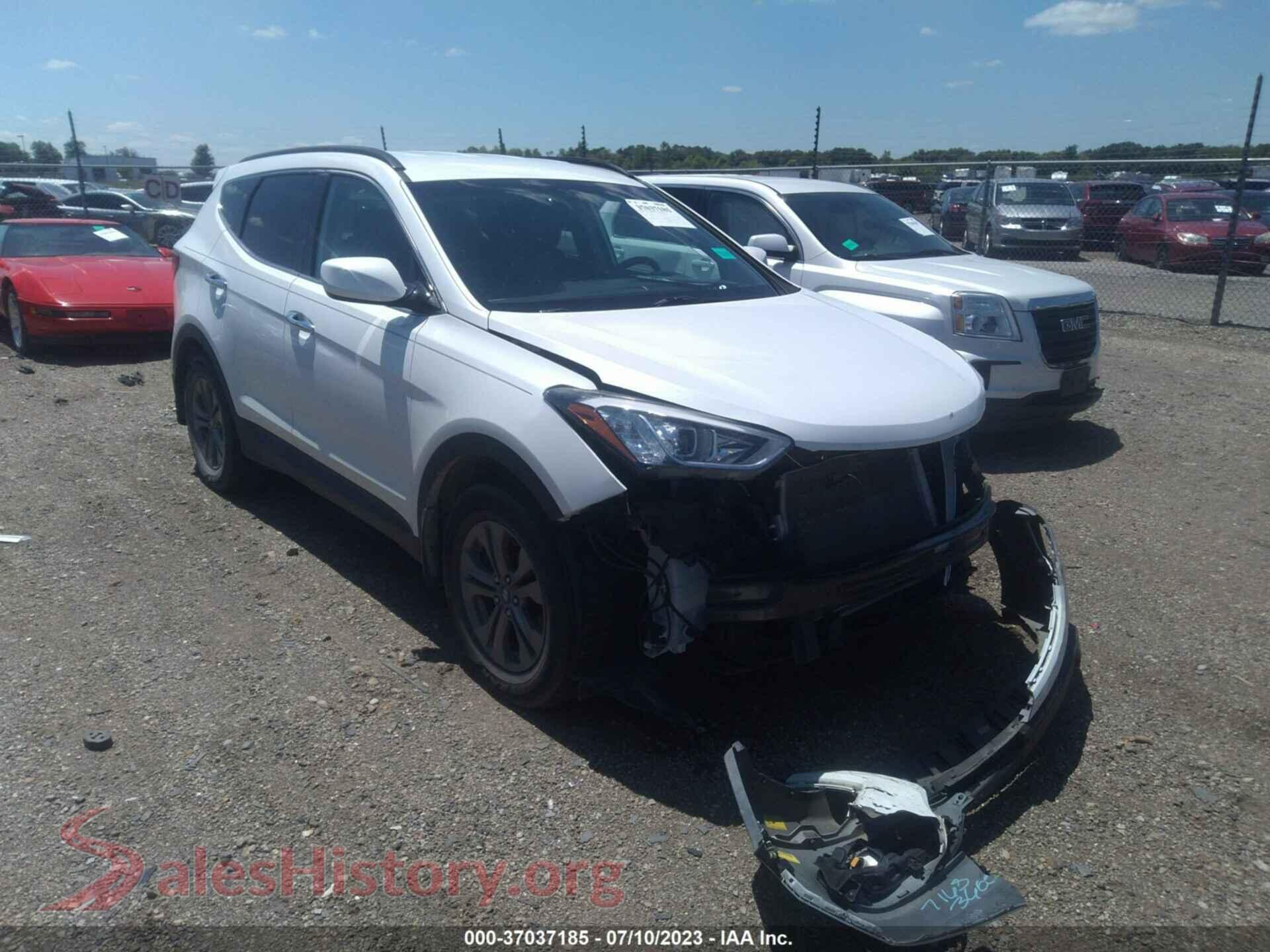 2016 HYUNDAI SANTA FE SPORT — VIN 5XYZUDLB1GG360088