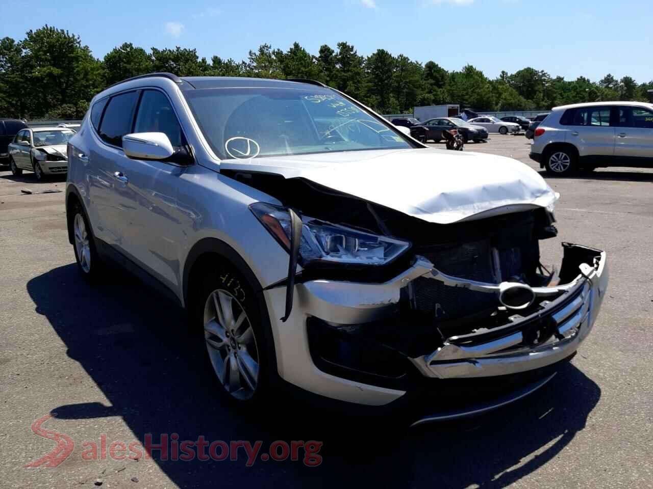 2014 HYUNDAI SANTA FE — VIN 5XYZWDLA0EG137538