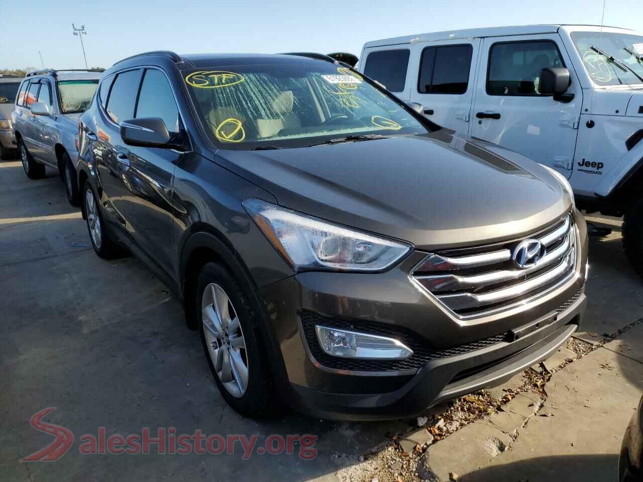 2014 HYUNDAI SANTA FE — VIN 5XYZWDLAXEG215842