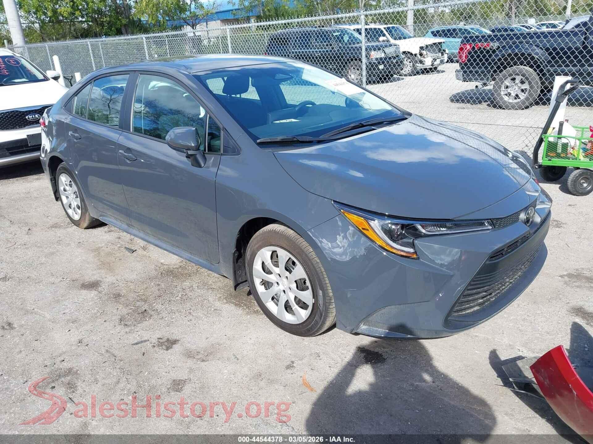 2025 TOYOTA COROLLA — VIN 5YFB4MDEXSP352635