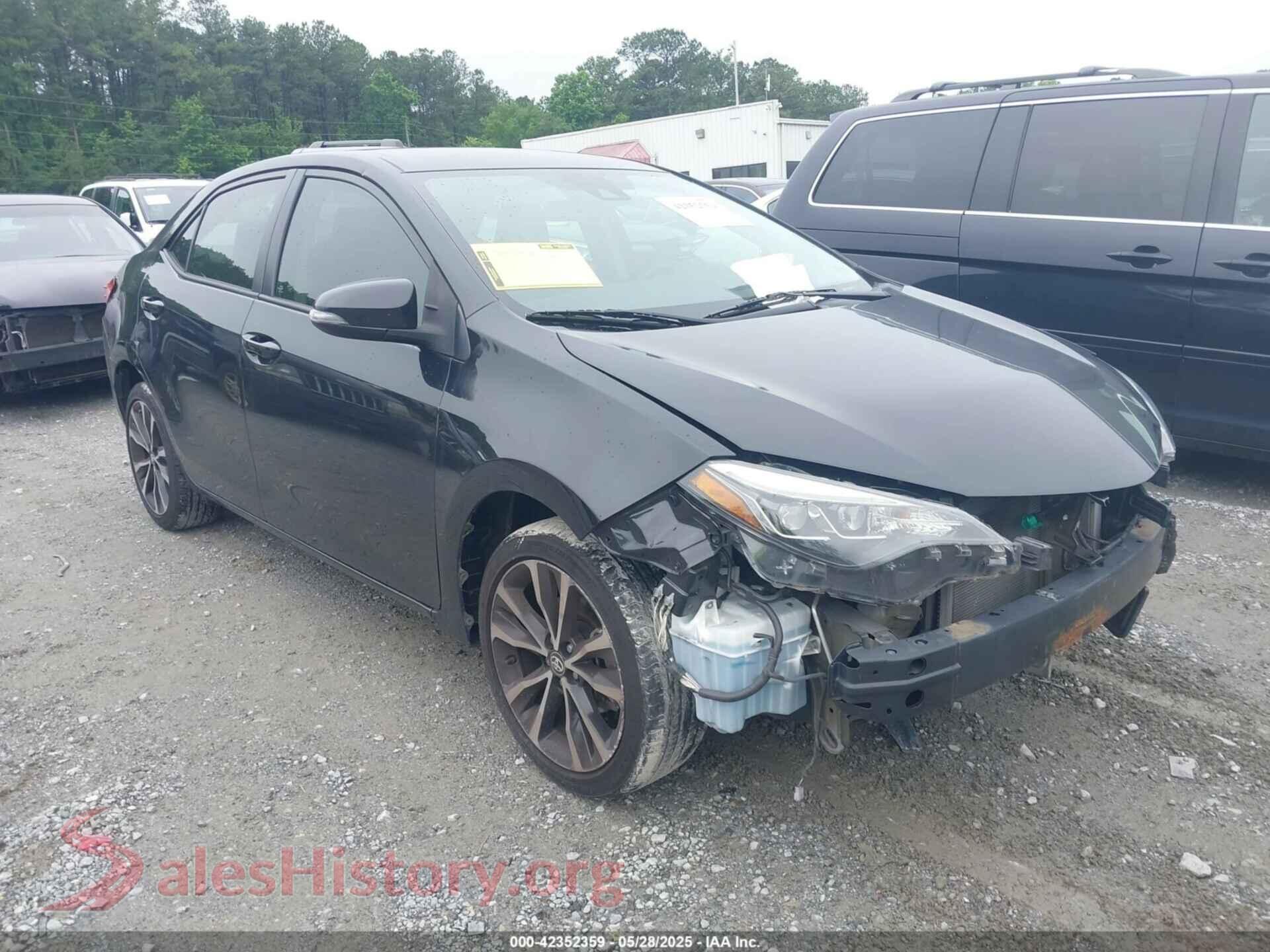 2017 TOYOTA COROLLA — VIN 5YFBURHE4HP689768