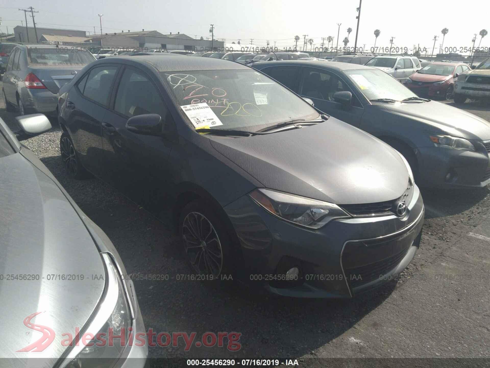 2015 TOYOTA COROLLA — VIN 5YFBURHE8FP218610