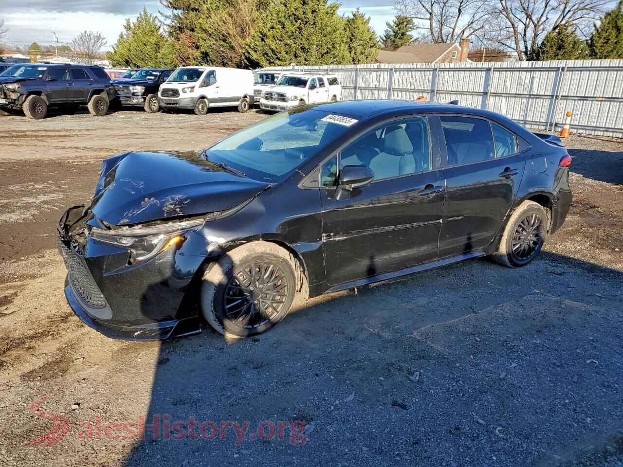 2022 TOYOTA COROLLA — VIN 5YFEPMAE7NP316818