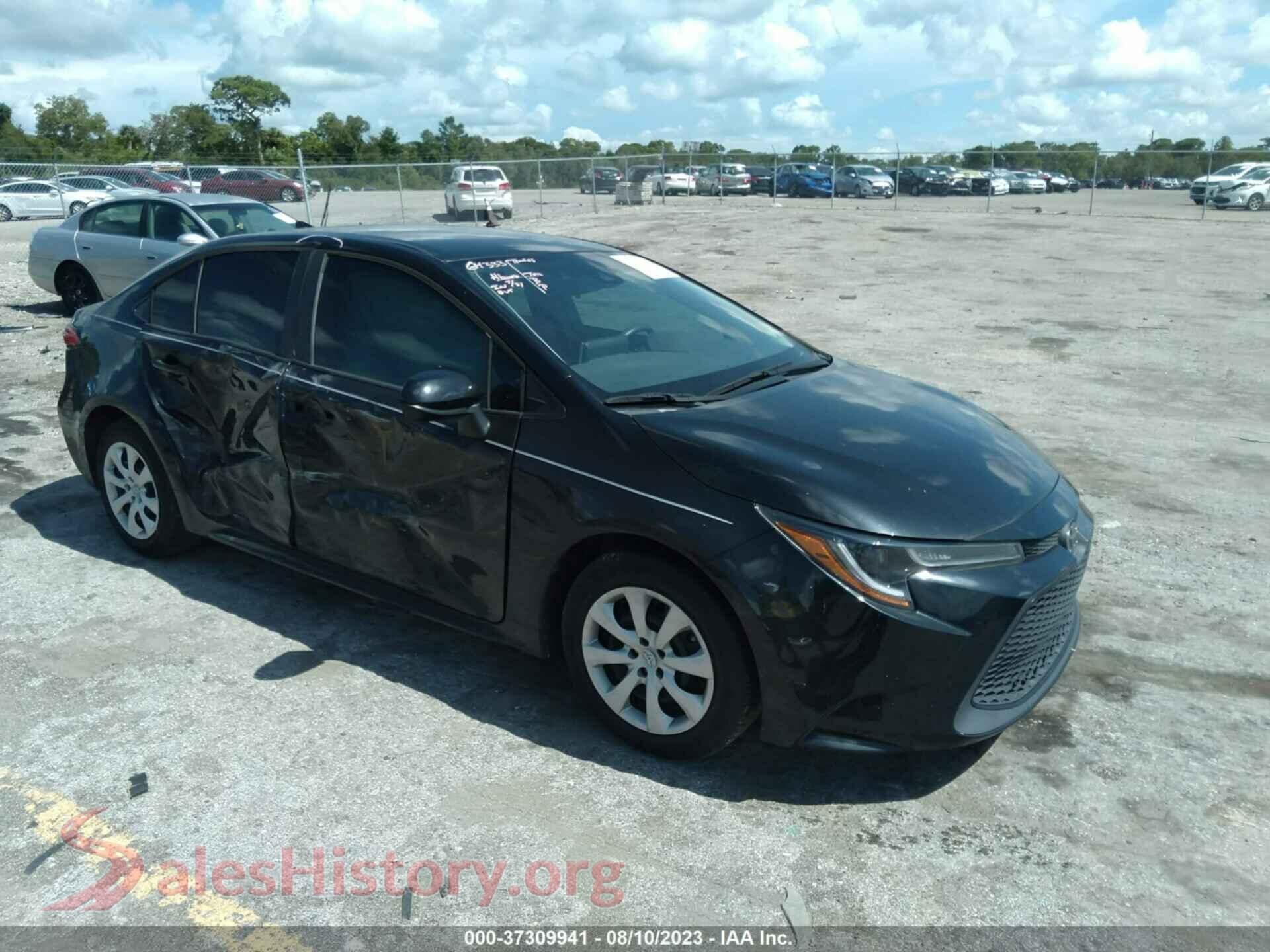 2021 TOYOTA COROLLA — VIN 5YFEPMAE9MP237374