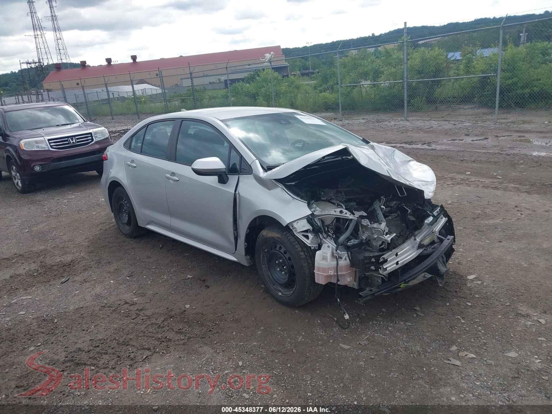 2021 TOYOTA COROLLA — VIN 5YFEPMAEXMP171319