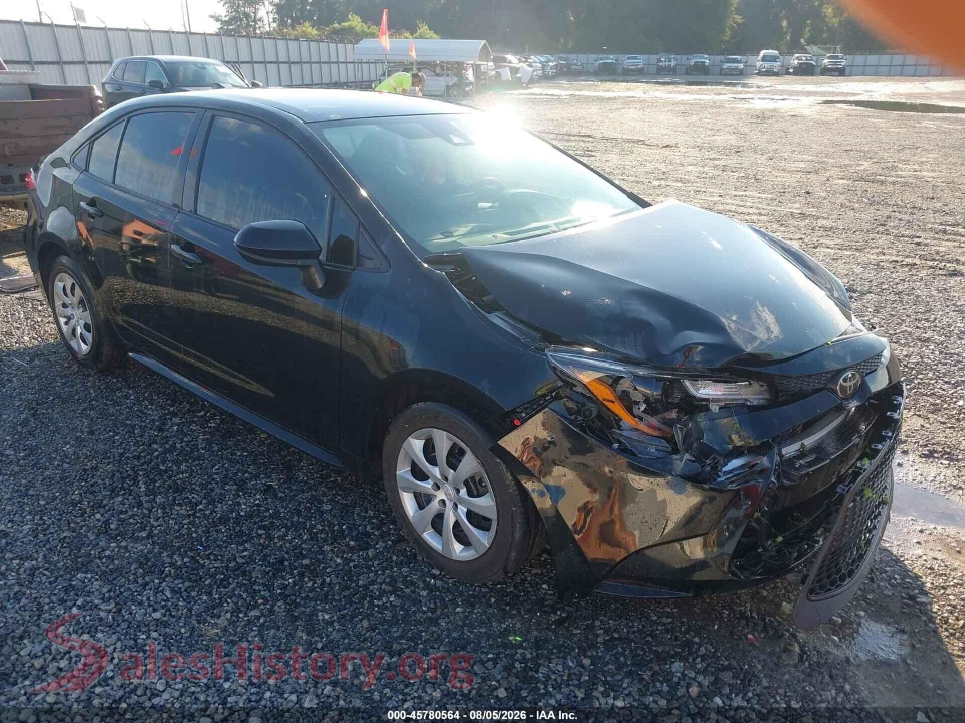 2022 TOYOTA COROLLA — VIN 5YFEPMAEXNP366709