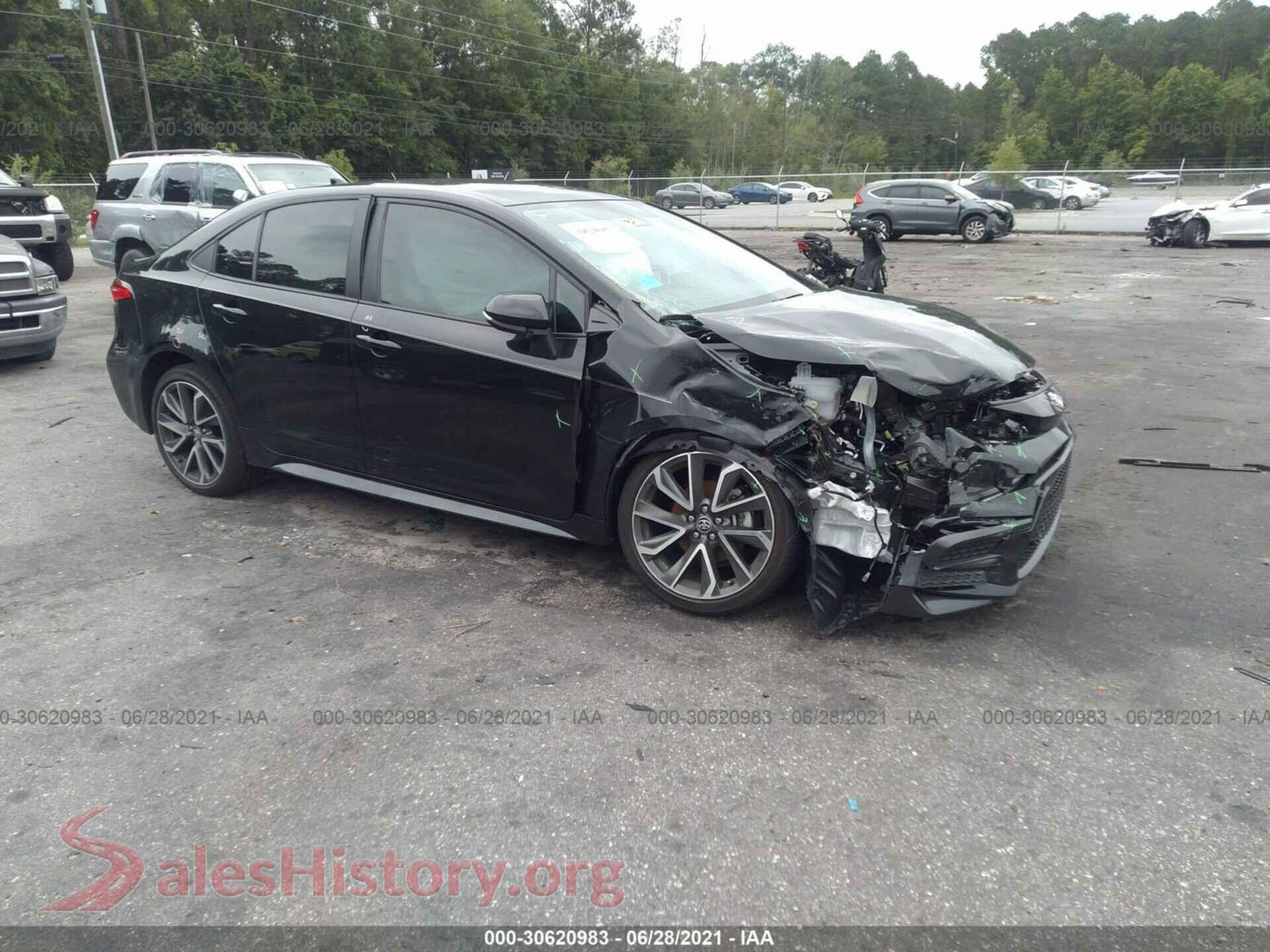 2021 TOYOTA COROLLA — VIN 5YFS4MCE0MP058830