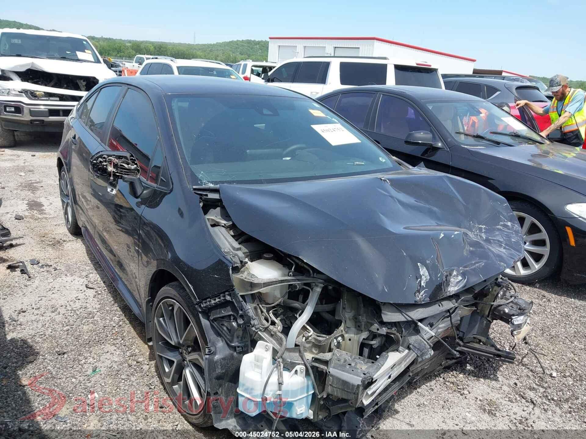 2022 TOYOTA COROLLA — VIN 5YFS4MCE3NP119475