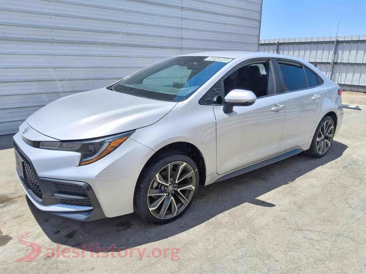 2021 TOYOTA COROLLA — VIN 5YFS4MCE7MP065483