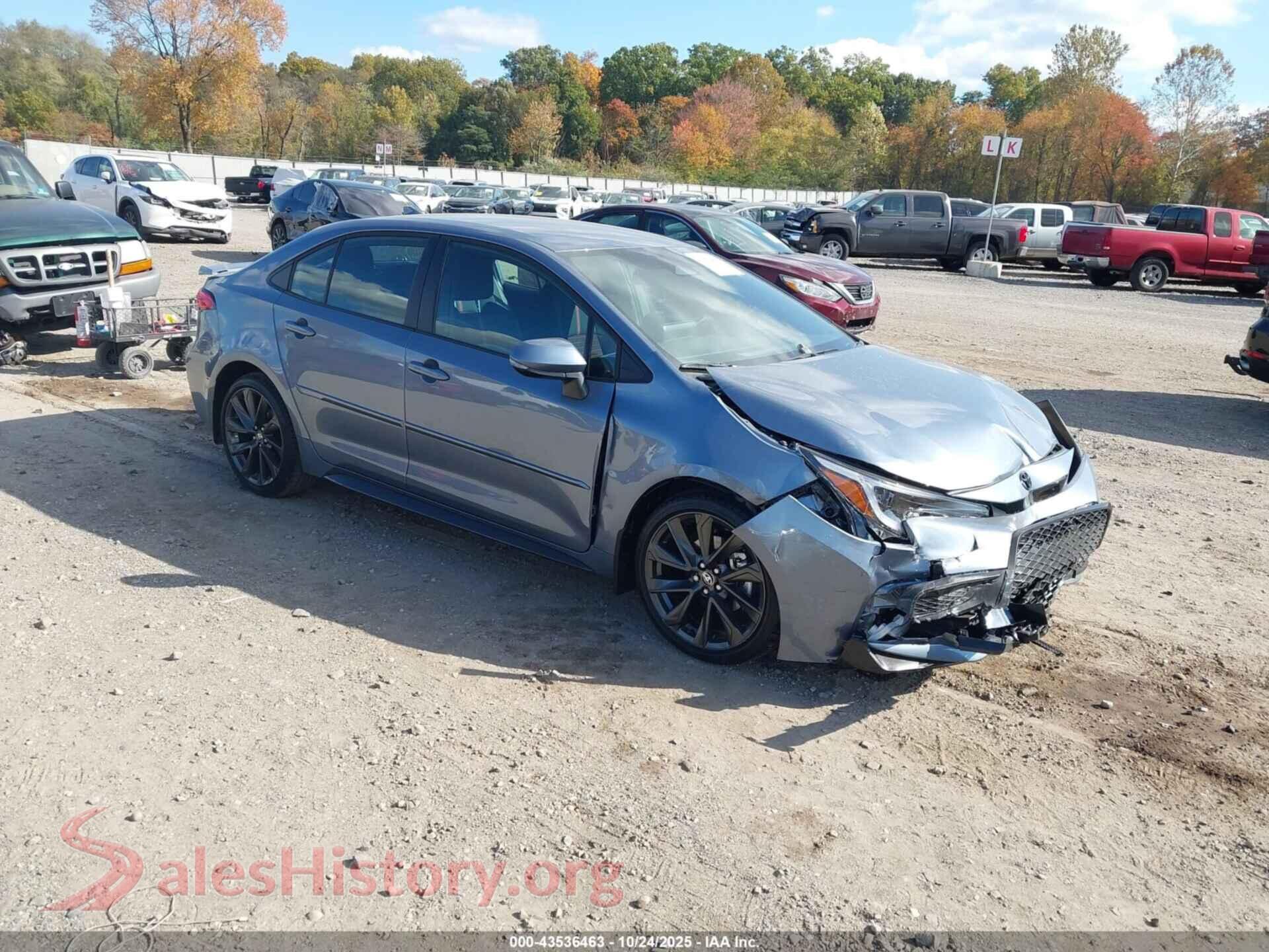 2025 TOYOTA COROLLA — VIN 5YFS4MCE9SP252138