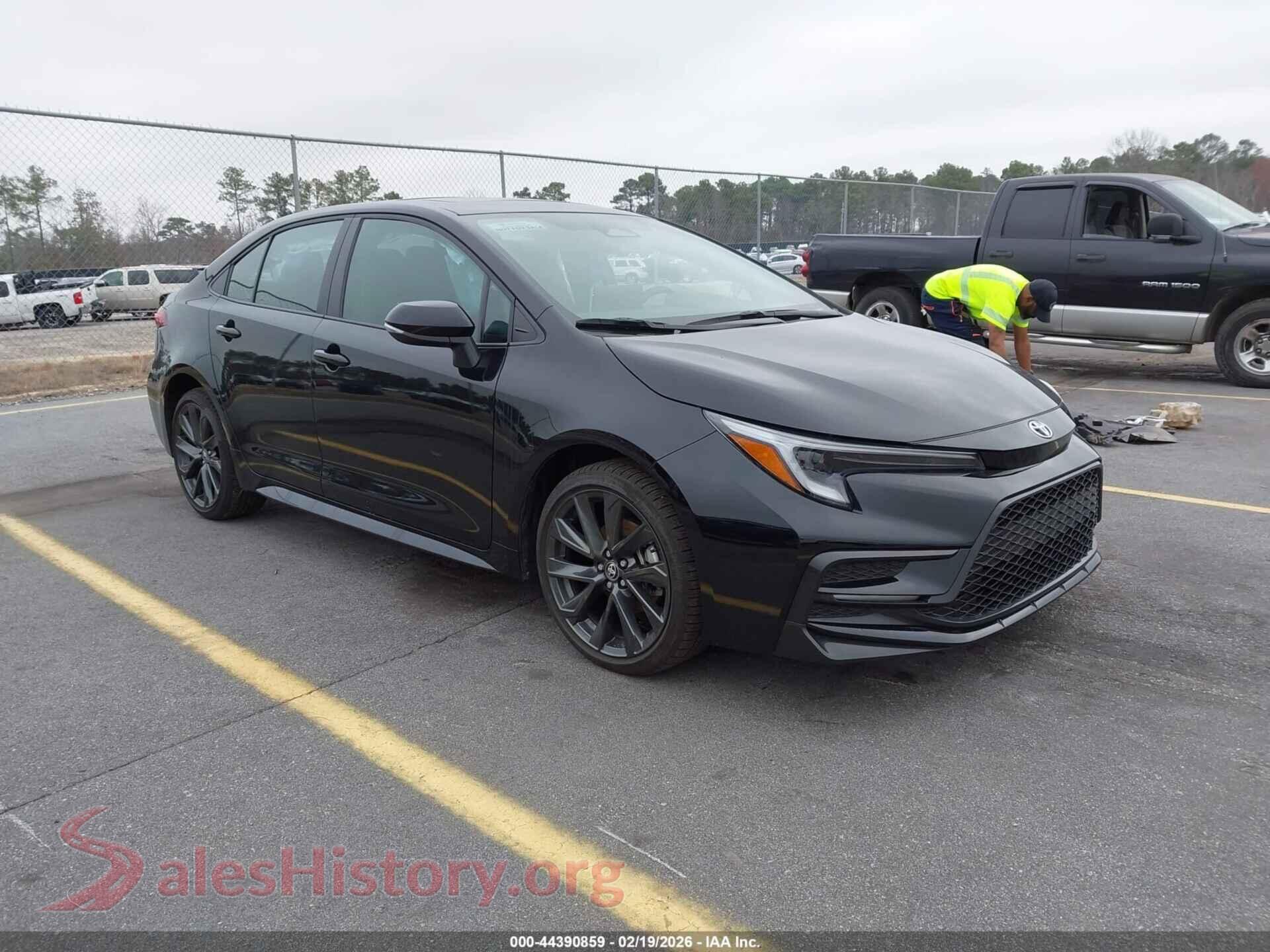 2025 TOYOTA COROLLA — VIN 5YFT4MCE9SP242925