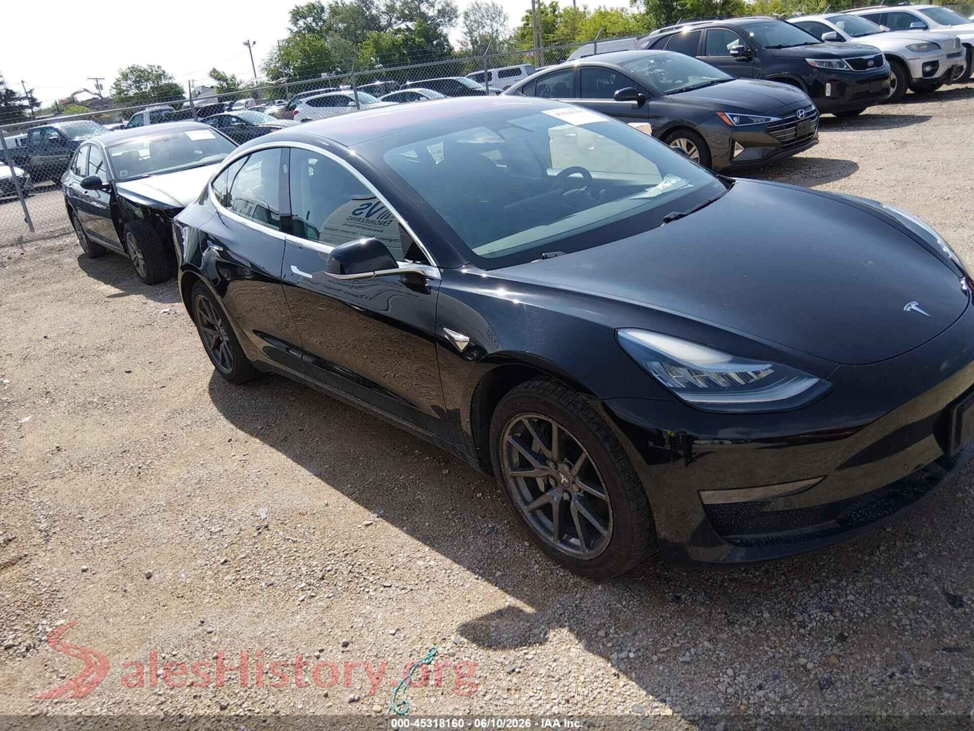 2018 TESLA MODEL 3 — VIN 5YJ3E1EA0JF012559