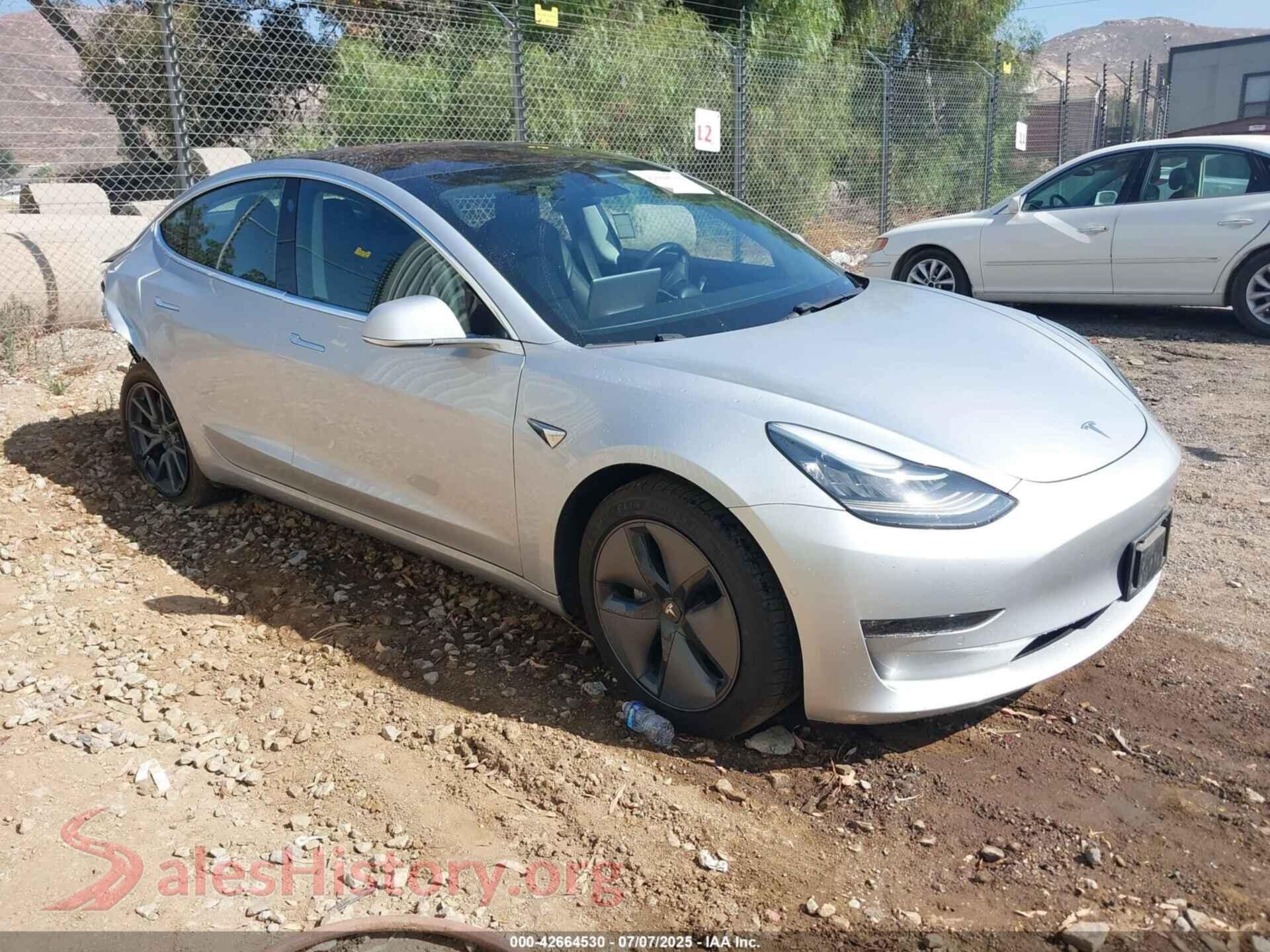 2018 TESLA MODEL 3 — VIN 5YJ3E1EA0JF042256