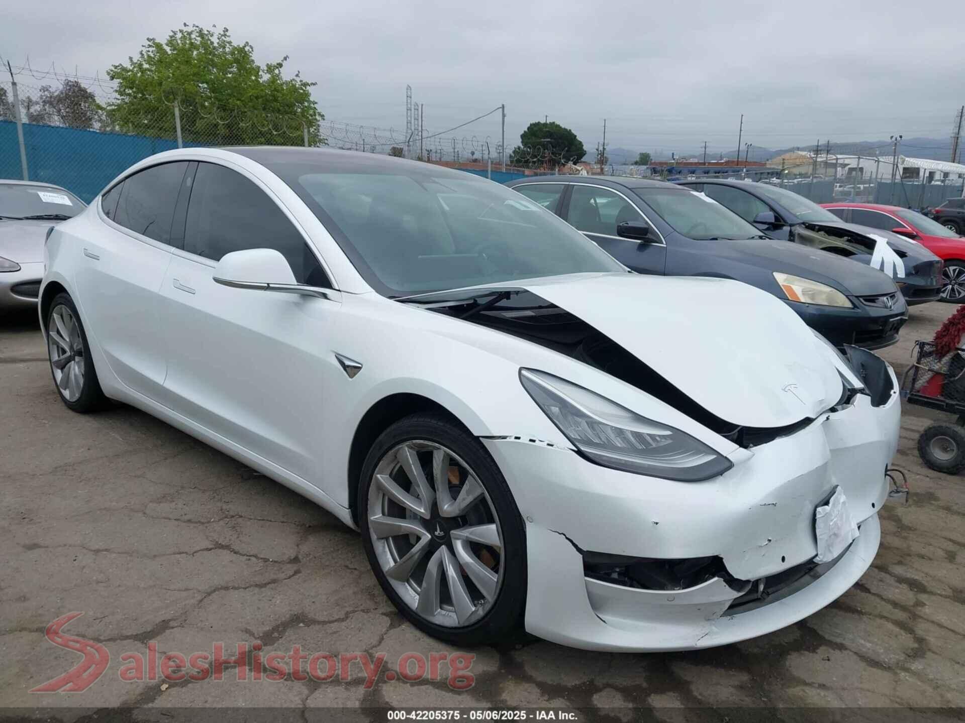 2018 TESLA MODEL 3 — VIN 5YJ3E1EA0JF062488