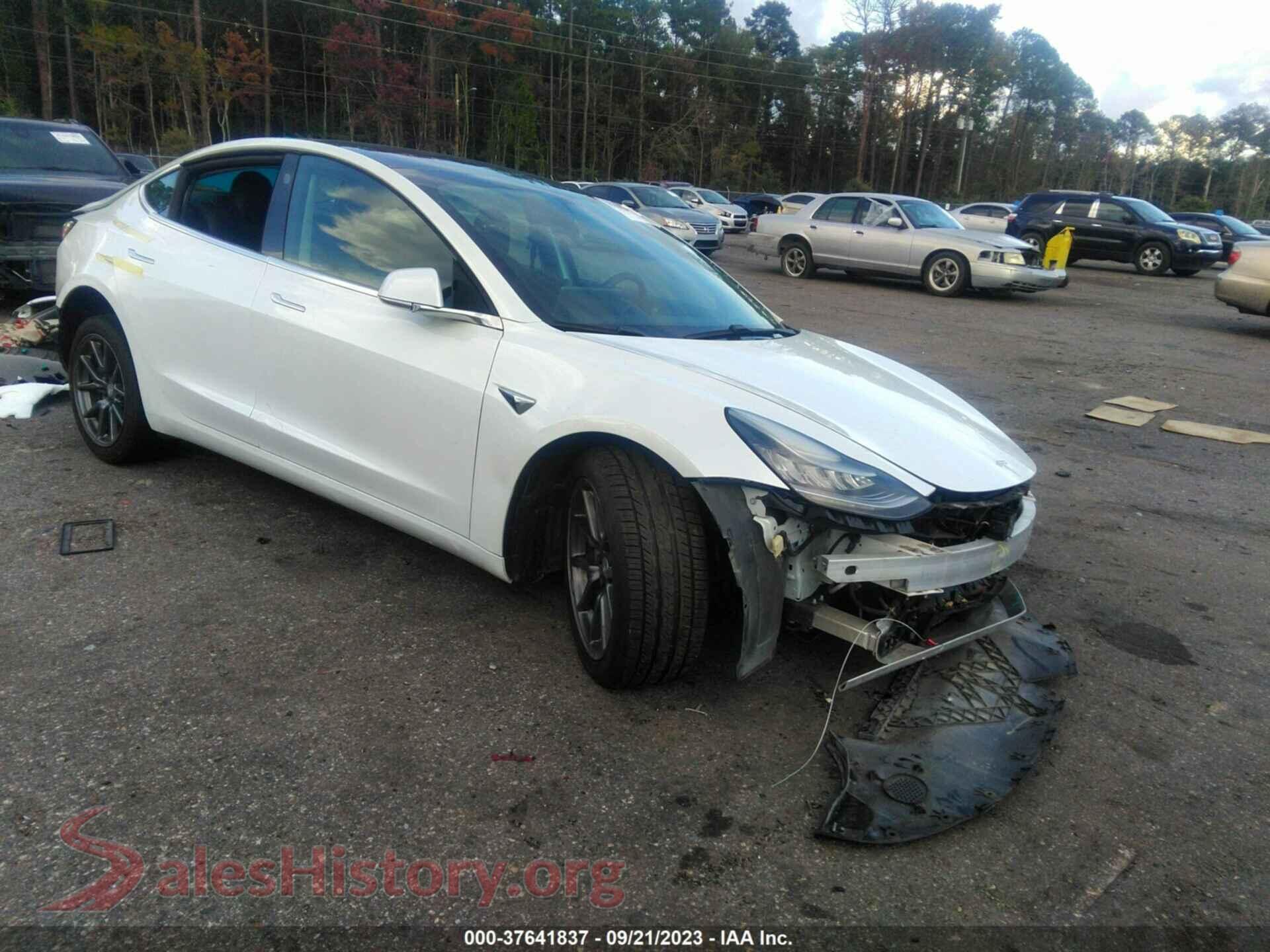 2019 TESLA MODEL 3 — VIN 5YJ3E1EA0KF424806