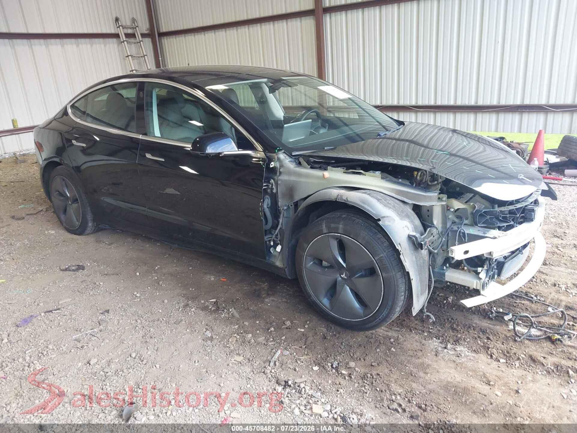 2019 TESLA MODEL 3 — VIN 5YJ3E1EA0KF484391