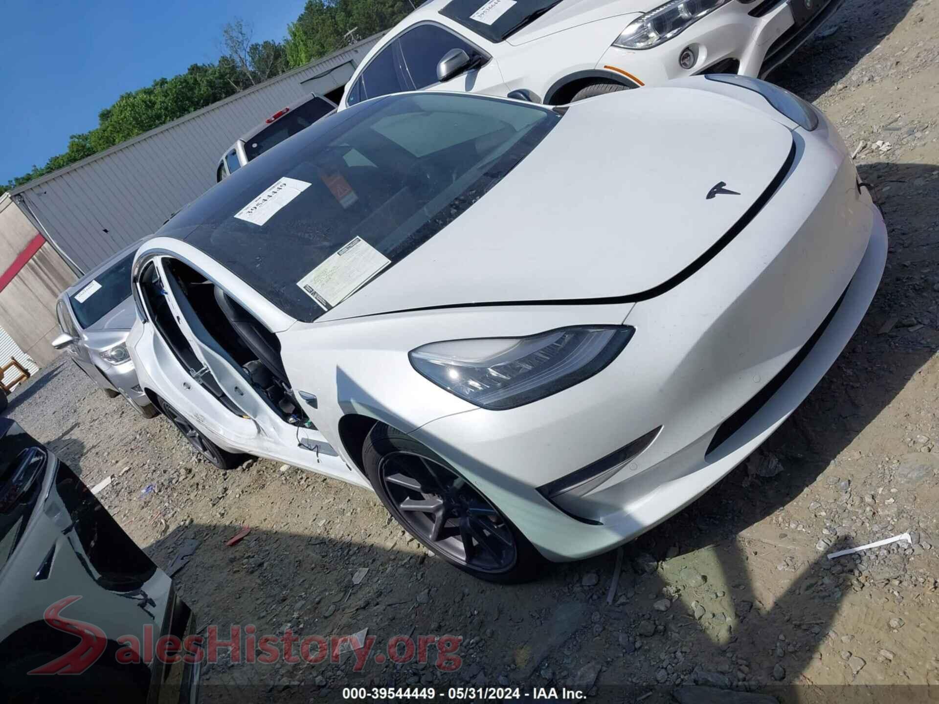2020 TESLA MODEL 3 — VIN 5YJ3E1EA0LF807632
