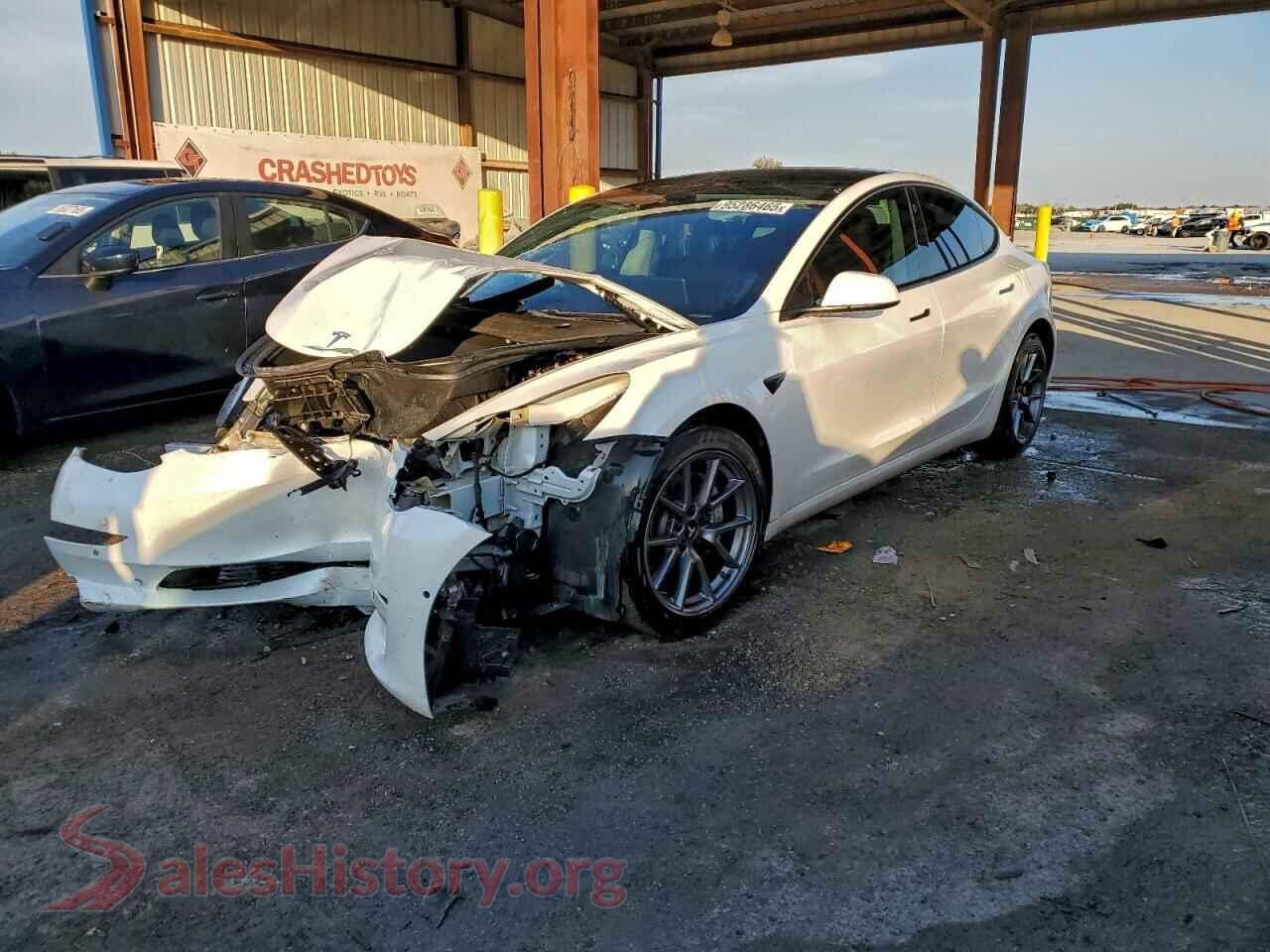 2021 TESLA MODEL 3 — VIN 5YJ3E1EA0MF083927