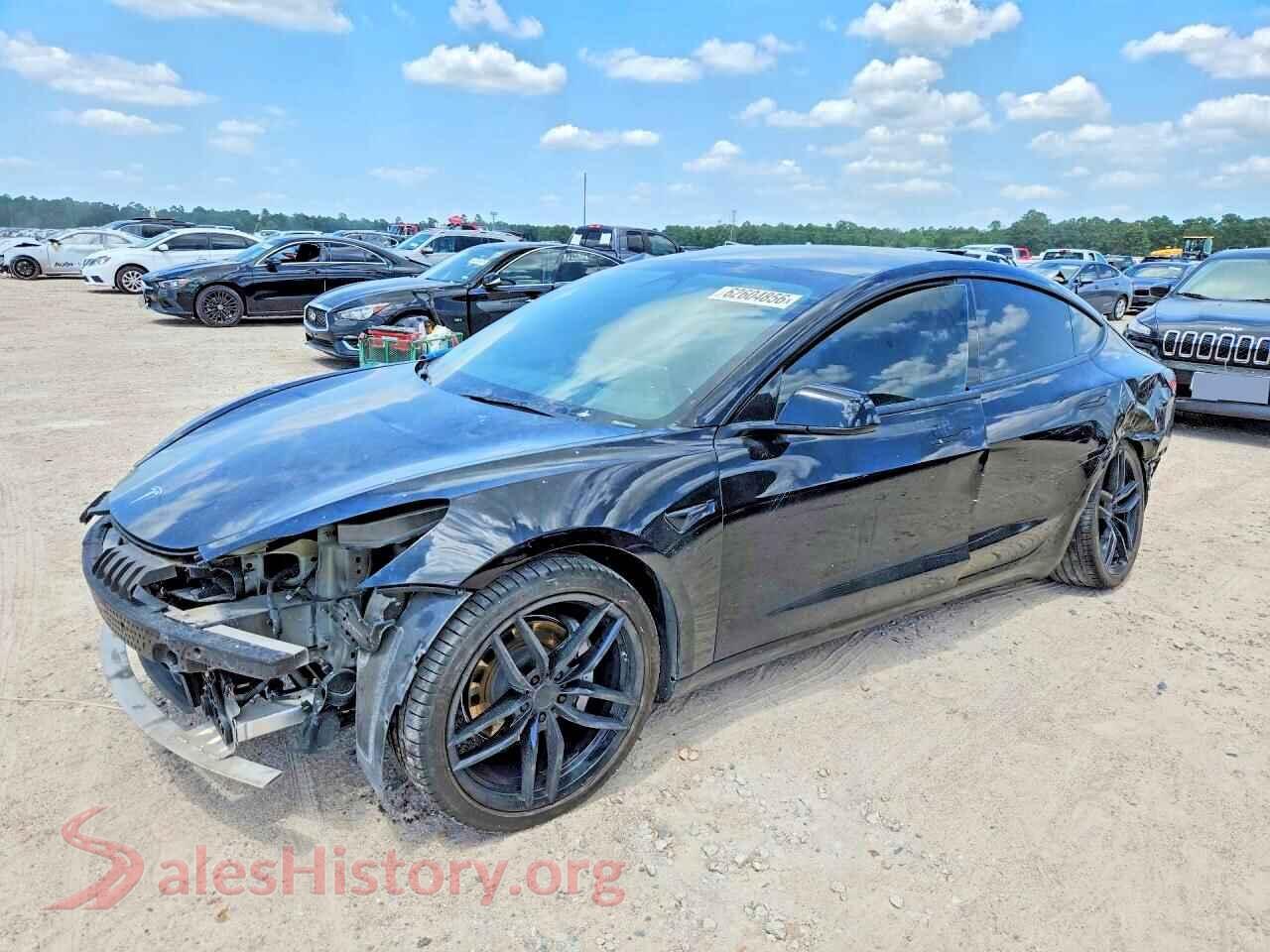 2021 TESLA MODEL 3 — VIN 5YJ3E1EA0MF143740