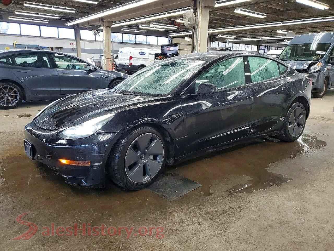 2022 TESLA MODEL 3 — VIN 5YJ3E1EA0NF288035