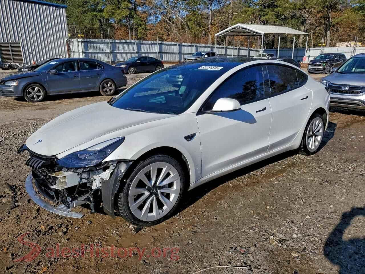 2022 TESLA MODEL 3 — VIN 5YJ3E1EA0NF302550