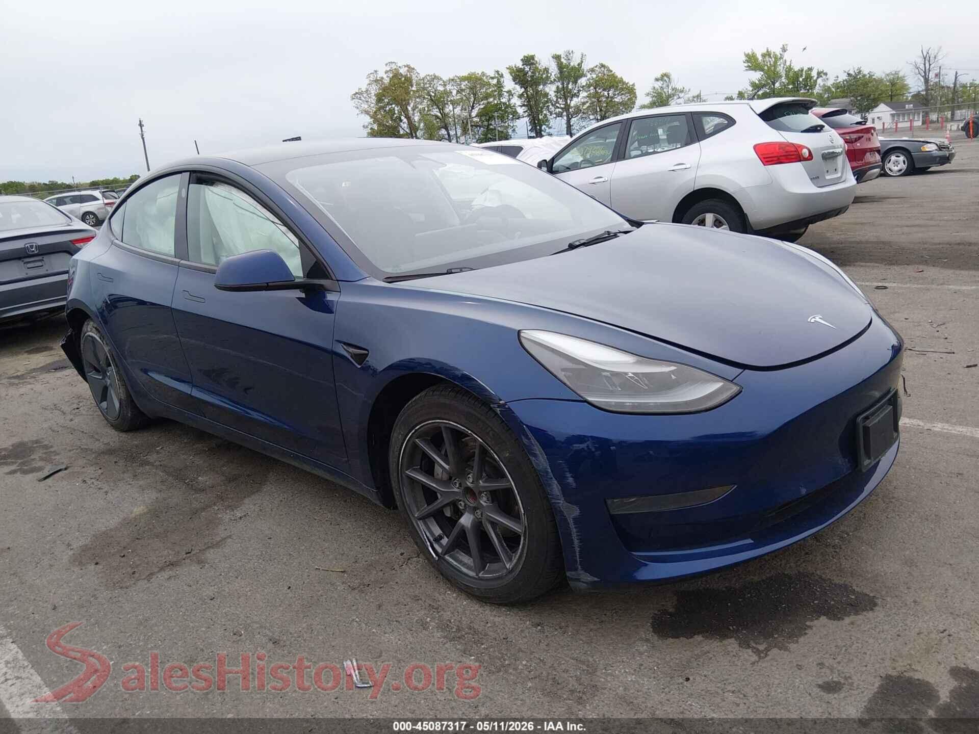 2023 TESLA MODEL 3 — VIN 5YJ3E1EA0PF687661