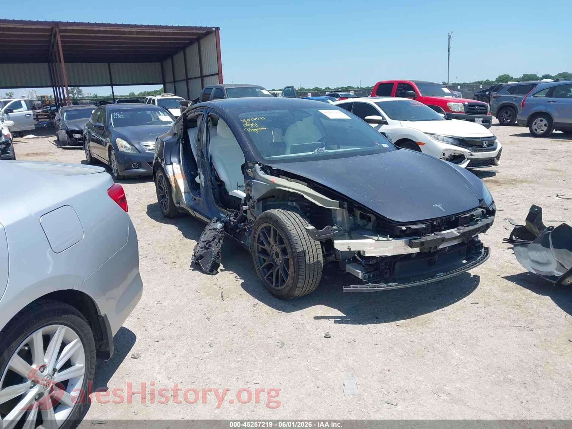 2025 TESLA MODEL 3 — VIN 5YJ3E1EA0SF991291