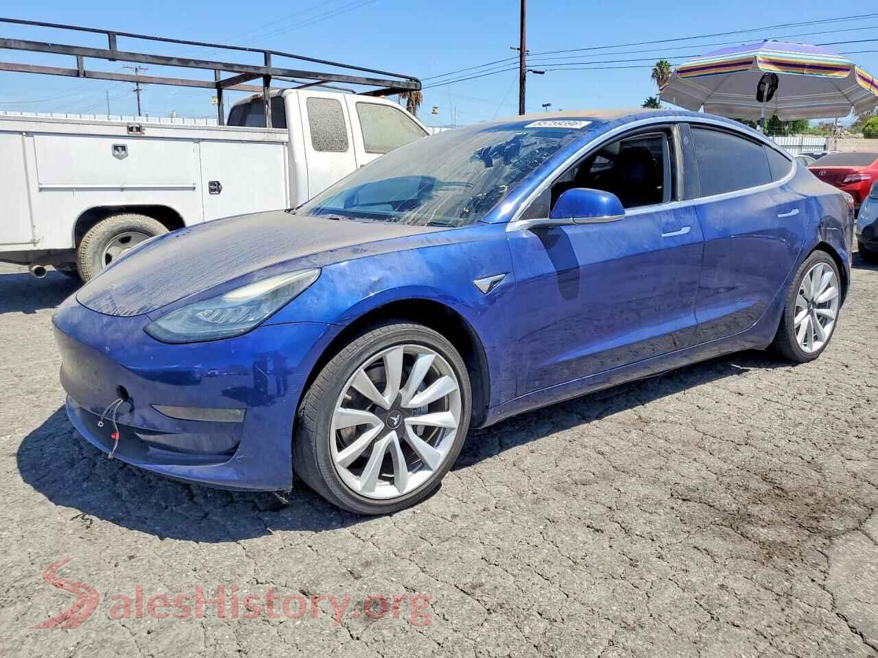 2018 TESLA MODEL 3 — VIN 5YJ3E1EA1JF033386